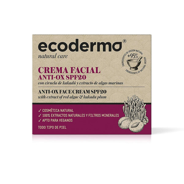 Gezichtscrème Ecoderma Anti-Ox Spf 20 (50 ml)