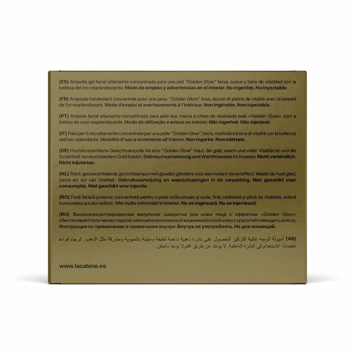 Ampullen laCabine 24K GOLD FLASH 2 ml 10 Stuks