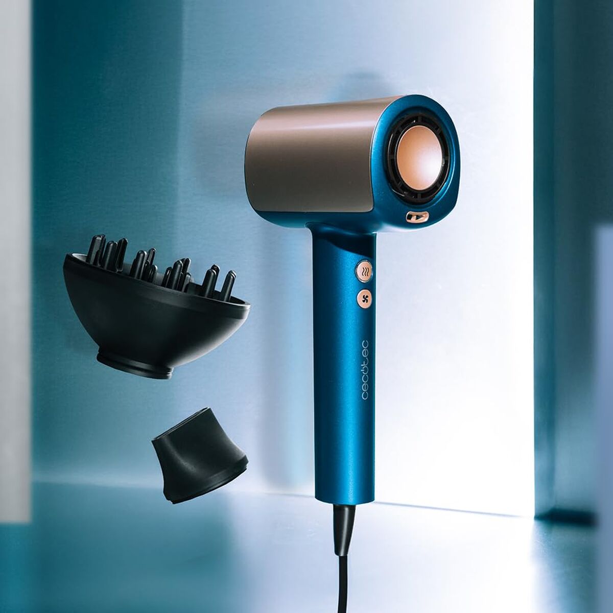 Föhn Cecotec DryGlam Nano Plasma Blue 1600 W Blauw