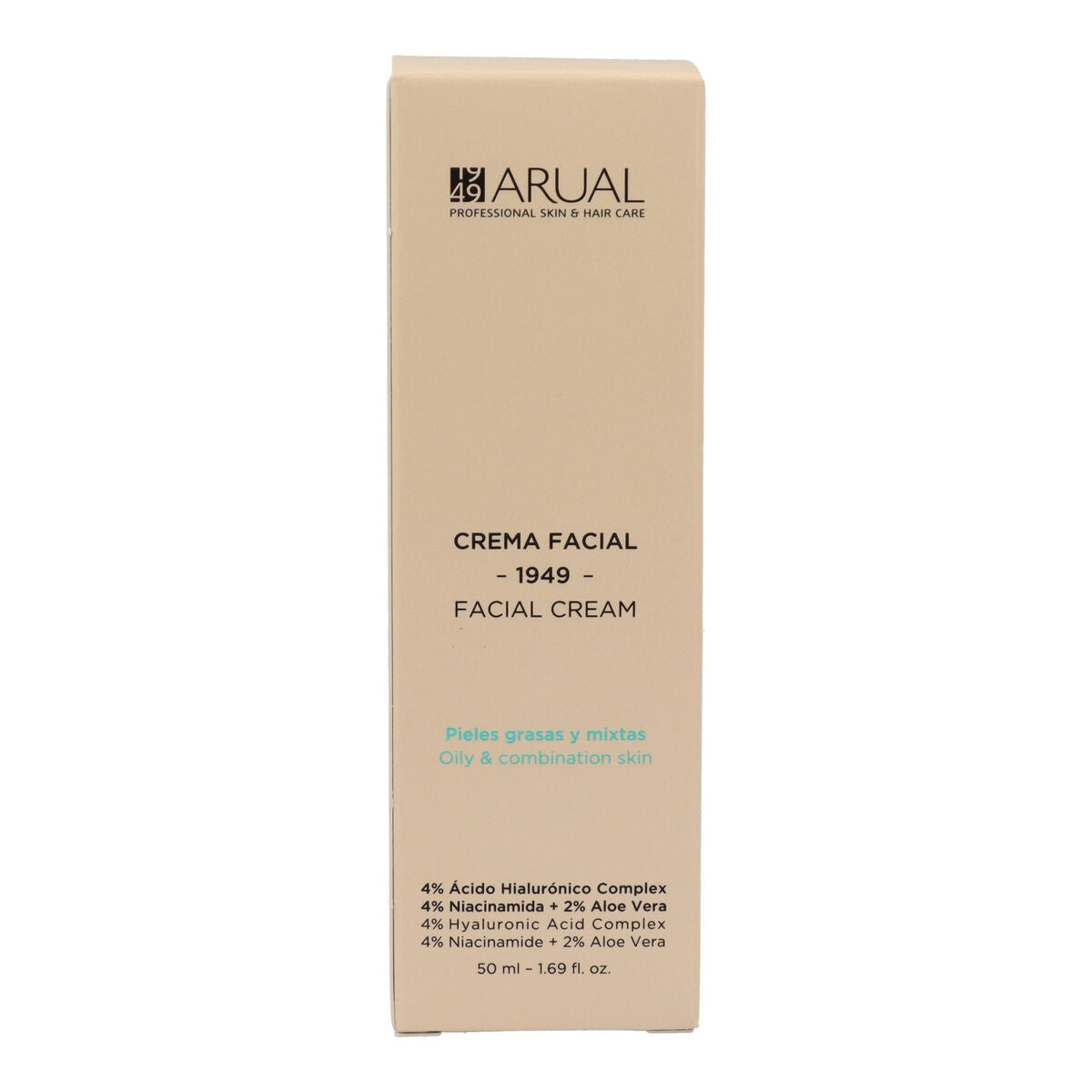 Gezichtsmake - Up Verwijderaar Arual Crema Facial 50 ml - Schoonheid, Huidverzorging - Arual