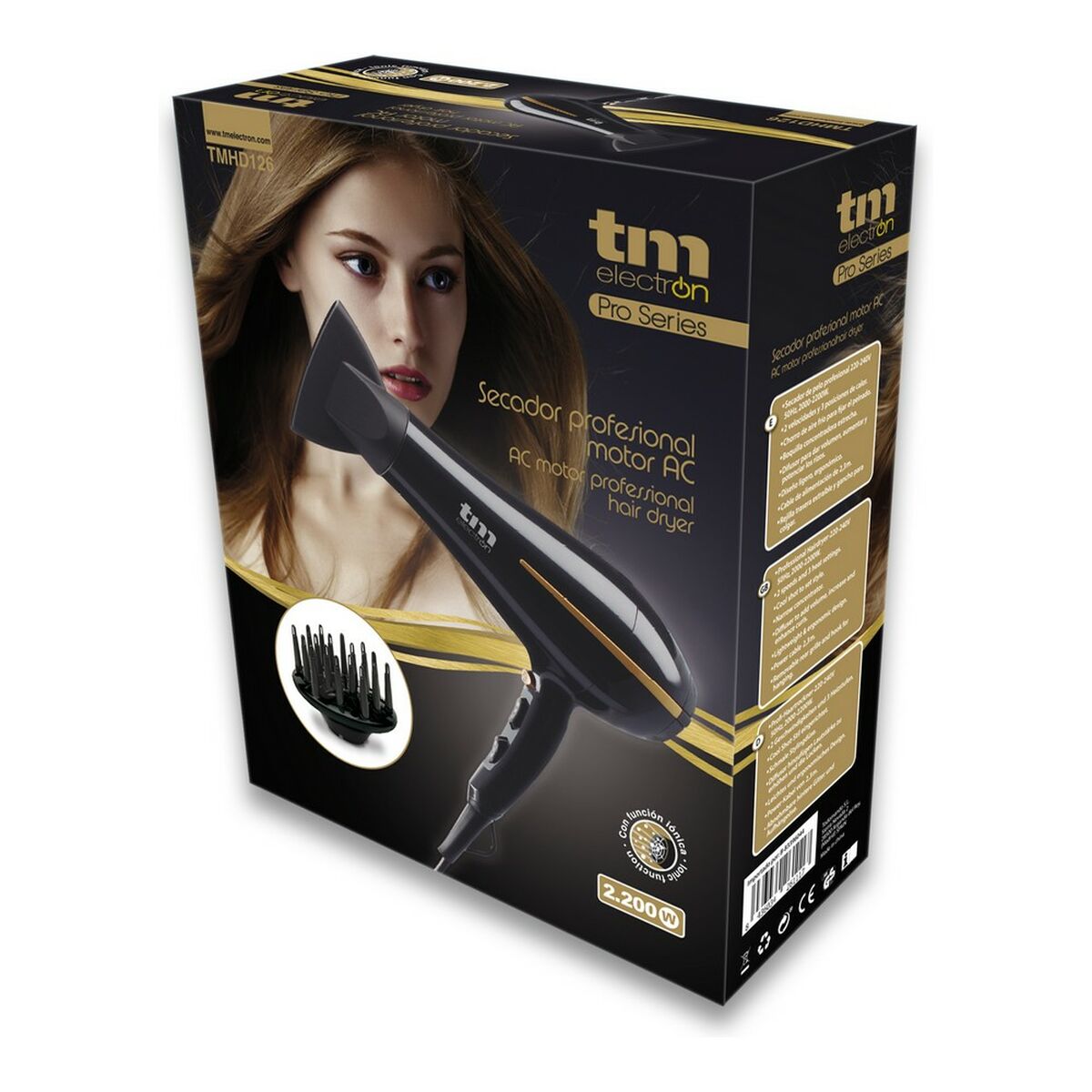 Föhn TM Electron 2400 W - Schoonheid, Haarverzorging - TM Electron