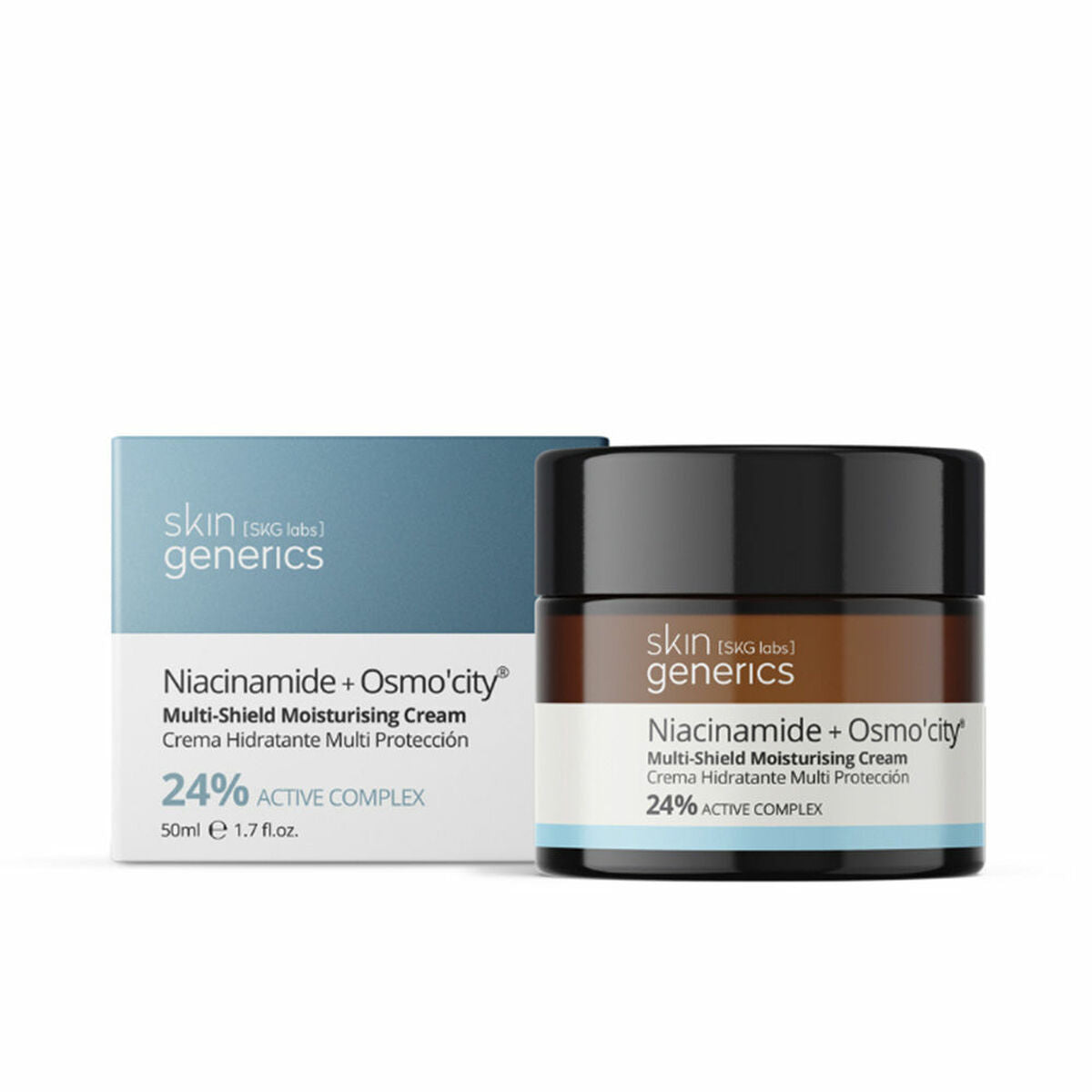 Hydraterende Gezichtscrème Skin Generics Niacinamide + Osmo'city Spf 30 50 ml - Schoonheid, Huidverzorging - Skin Generics