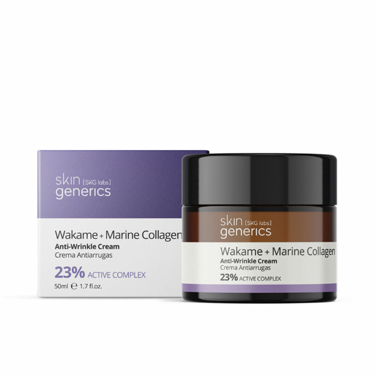 Anti - Veroudering Crème Skin Generics Wakame + Marine Collagen 50 ml - Schoonheid, Huidverzorging - Skin Generics