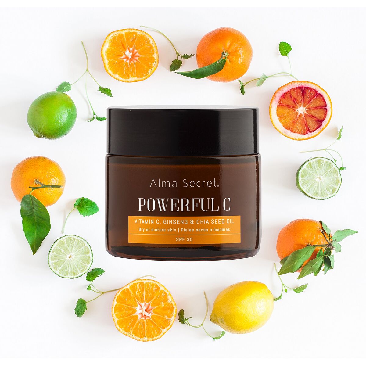 Anti - Veroudering Crème Alma Secret Powerful C Spf 30 50 ml - Schoonheid, Huidverzorging - Alma Secret