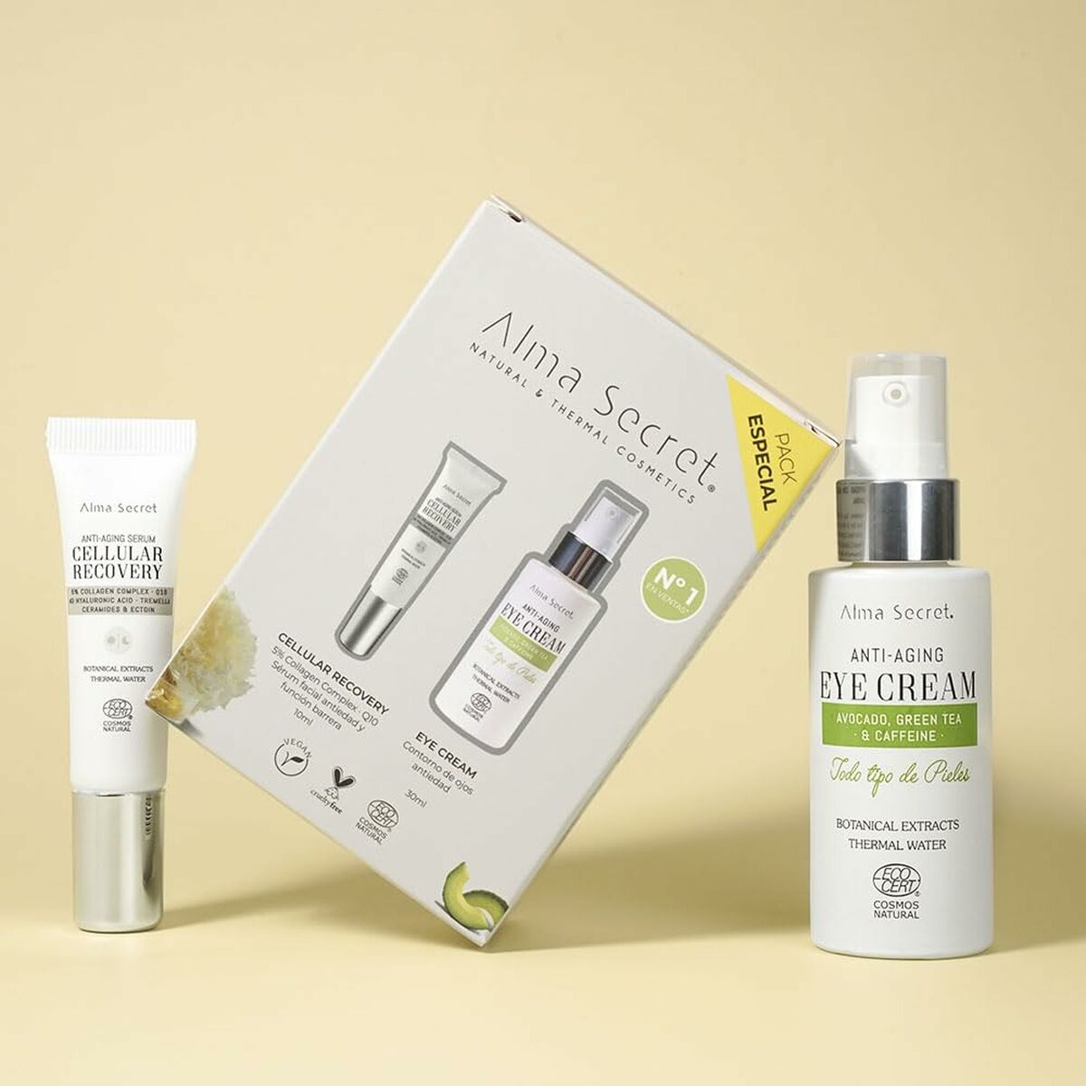 Make - up Set Alma Secret FACIAL ALMA SECRET 2 Onderdelen - Schoonheid, Gebruiksvoorwerpen en accessoires - Alma Secret