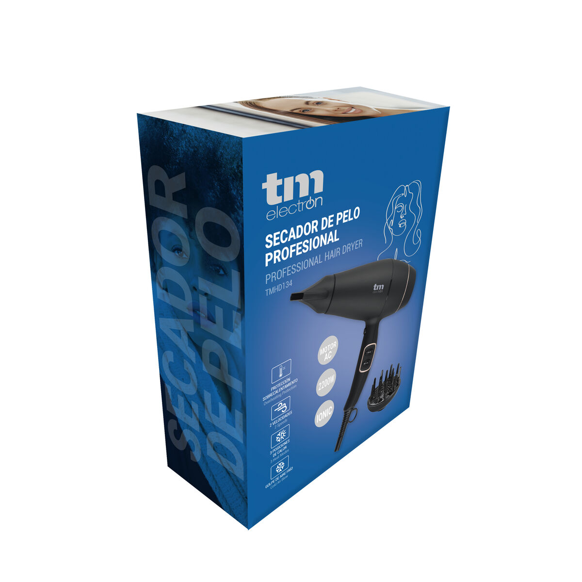 Föhn TM Electron 1800 - 2200 W - Schoonheid, Haarverzorging - TM Electron