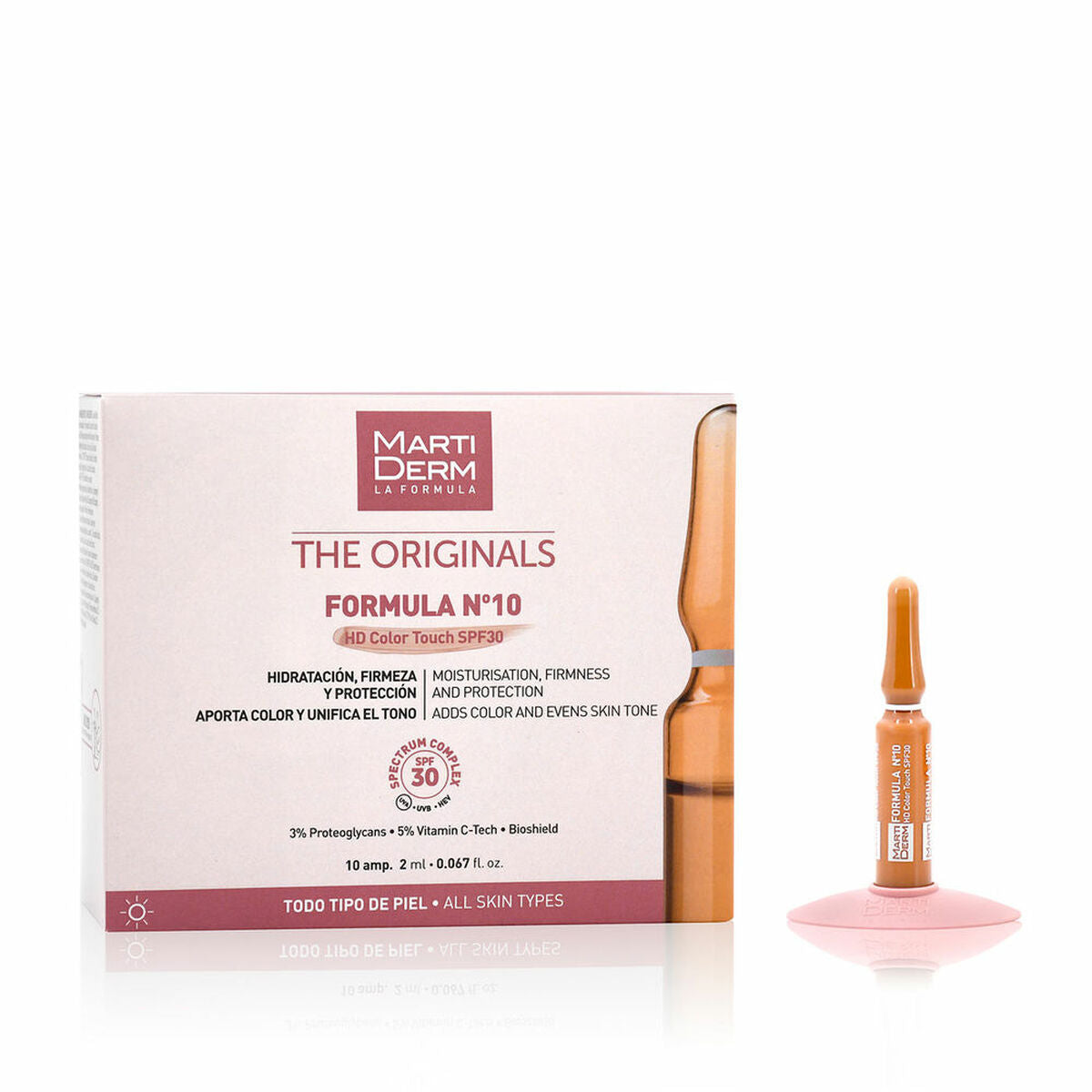 Hydraterende Gezichtscrème Martiderm THE ORIGINALS Spf 30 2 ml - Schoonheid, Huidverzorging - Martiderm