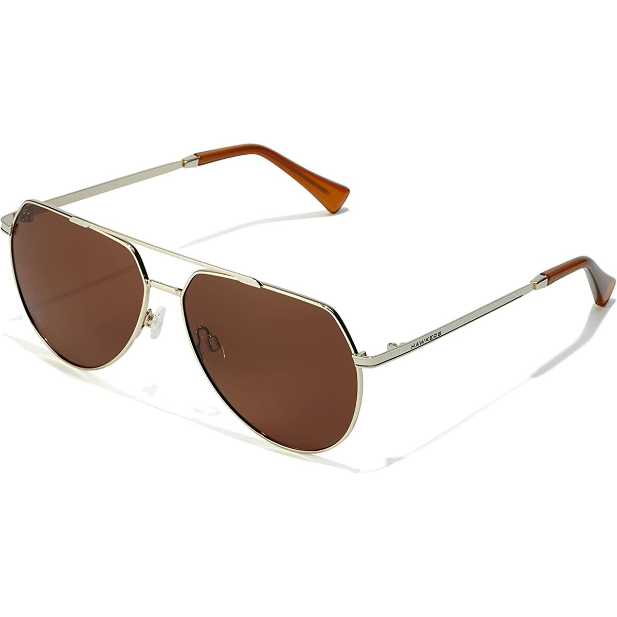 Zonnebril Uniseks Hawkers Shadow Gepolariseerd ø 60 mm Gouden Zilverkleurig Roze goud - Sieraden, Unisex voor volwassene - Hawkers
