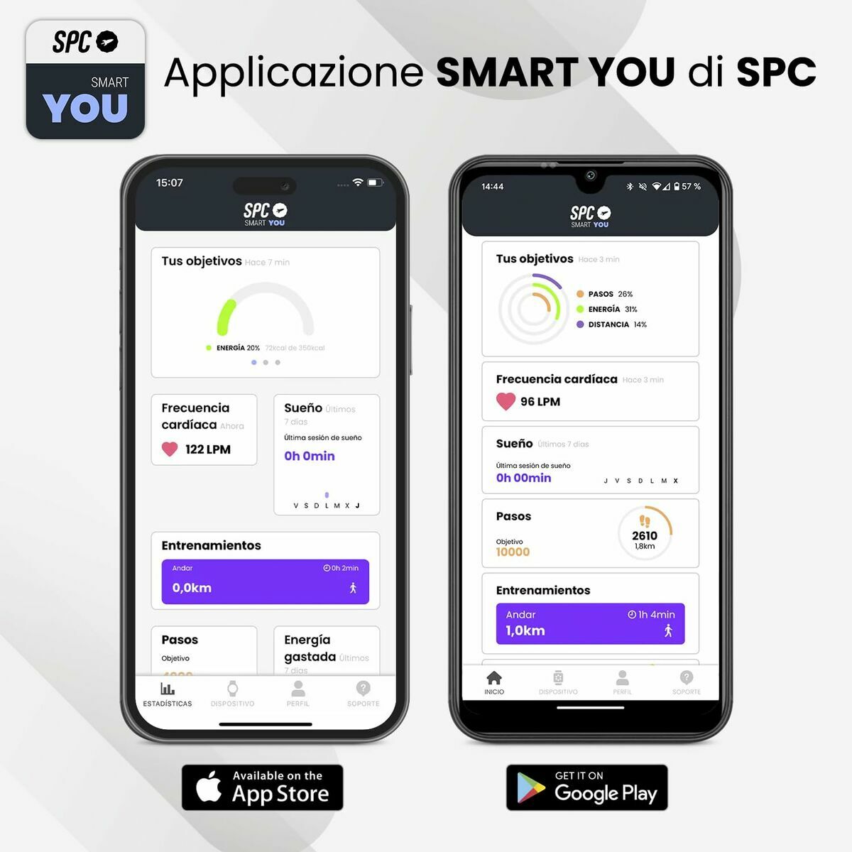 Smartwatch SPC Internet 9655N Zwart