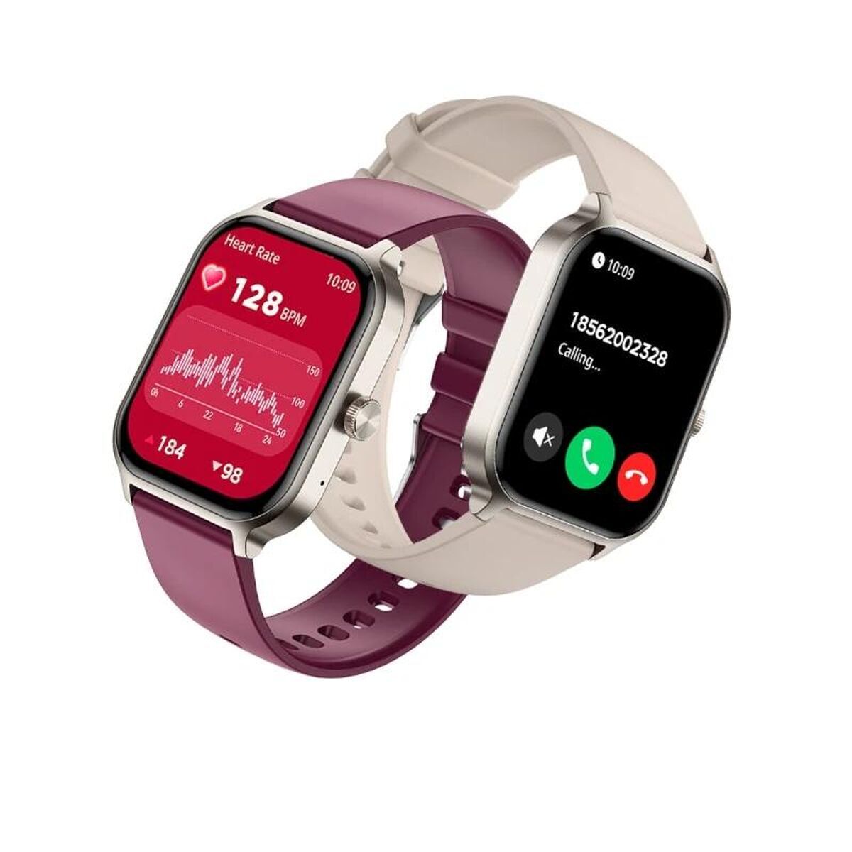 Smartwatch SPC 9657B Beige 38 mm 46 mm Ø 46 mm (2 Stuks) - Elektronica - SPC