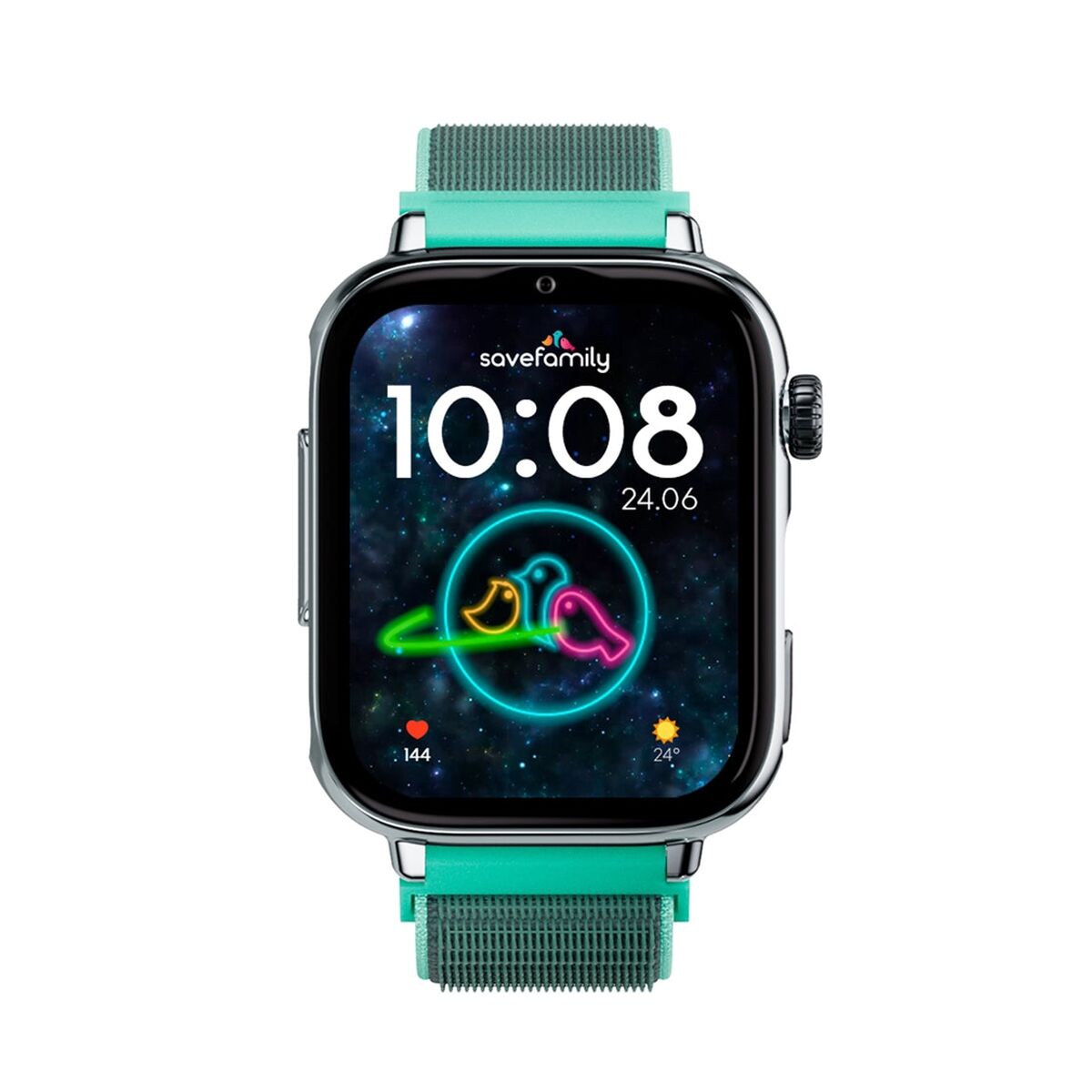 Smartwatch SaveFamily Groen Zilverkleurig - Elektronica - SaveFamily