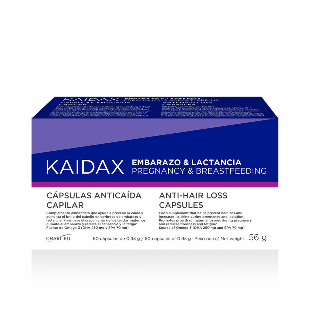 Haaruitval Voedingssupplement Topicrem Kaidax (60 Stuks) - Schoonheid, Haarverzorging - Topicrem