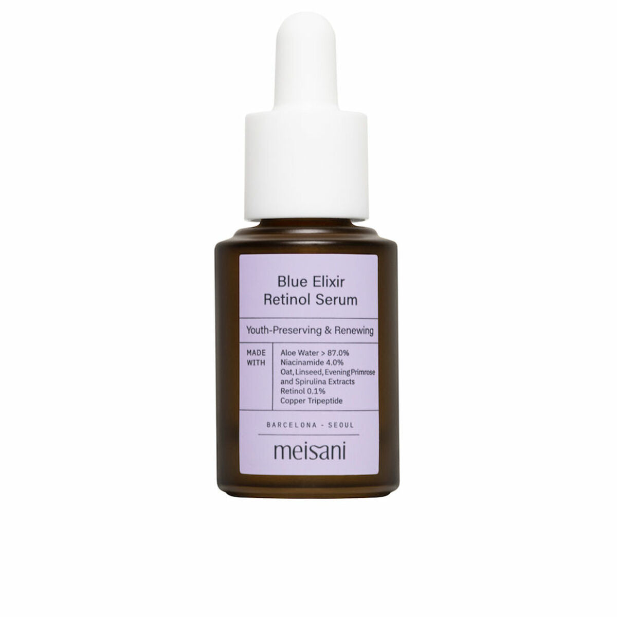 Gezichtsserum Meisani Blue Elixir Retinol 15 ml - Schoonheid, Huidverzorging - Meisani