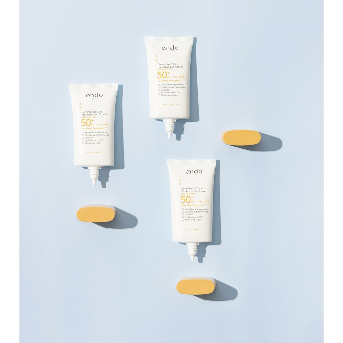 Gezichtszonnecrème Ondo Beauty 36.5 CERAMIDE & CICA 50 ml - Schoonheid, Huidverzorging - Ondo Beauty 36.5