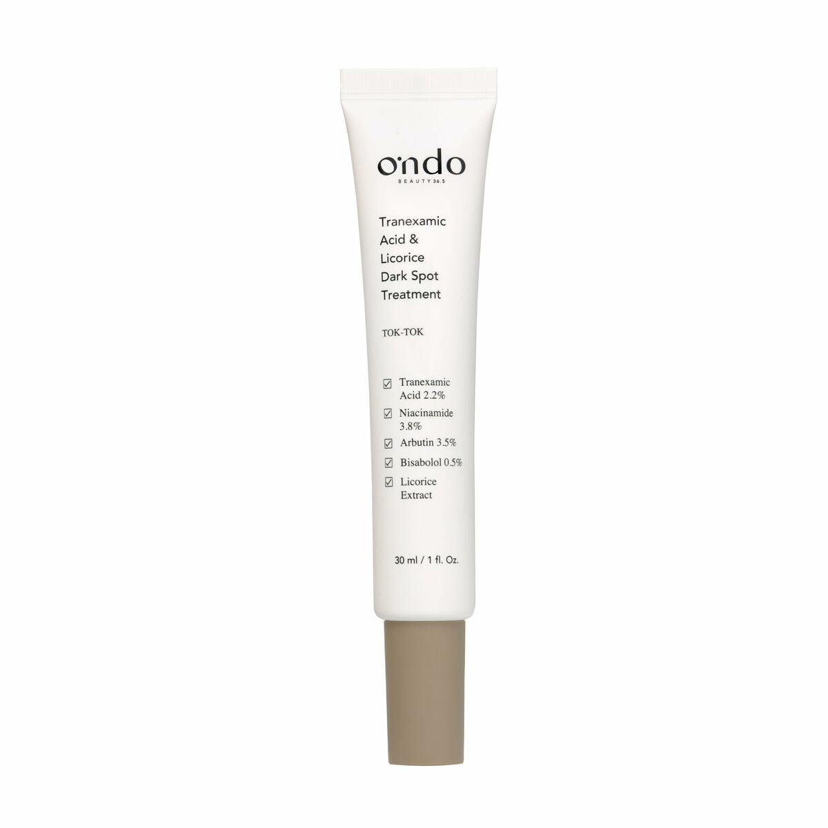 Anti Donkere Vlekken Behandeling Ondo Beauty 36.5 TRANEXAMIC ACID & LICORICE DARK 30 ml