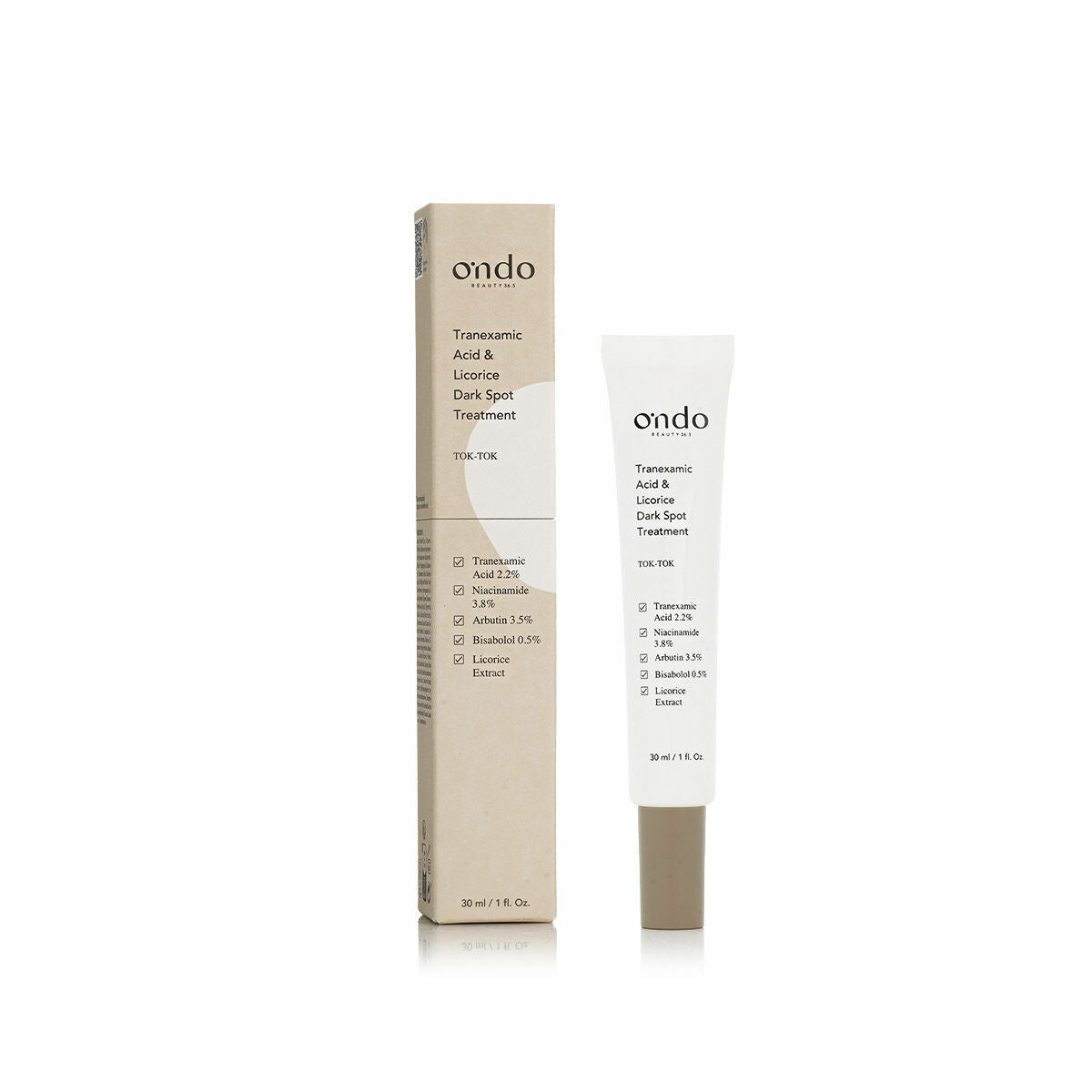 Anti Donkere Vlekken Behandeling Ondo Beauty 36.5 TRANEXAMIC ACID & LICORICE DARK 30 ml - Schoonheid, Huidverzorging - Ondo Beauty 36.5