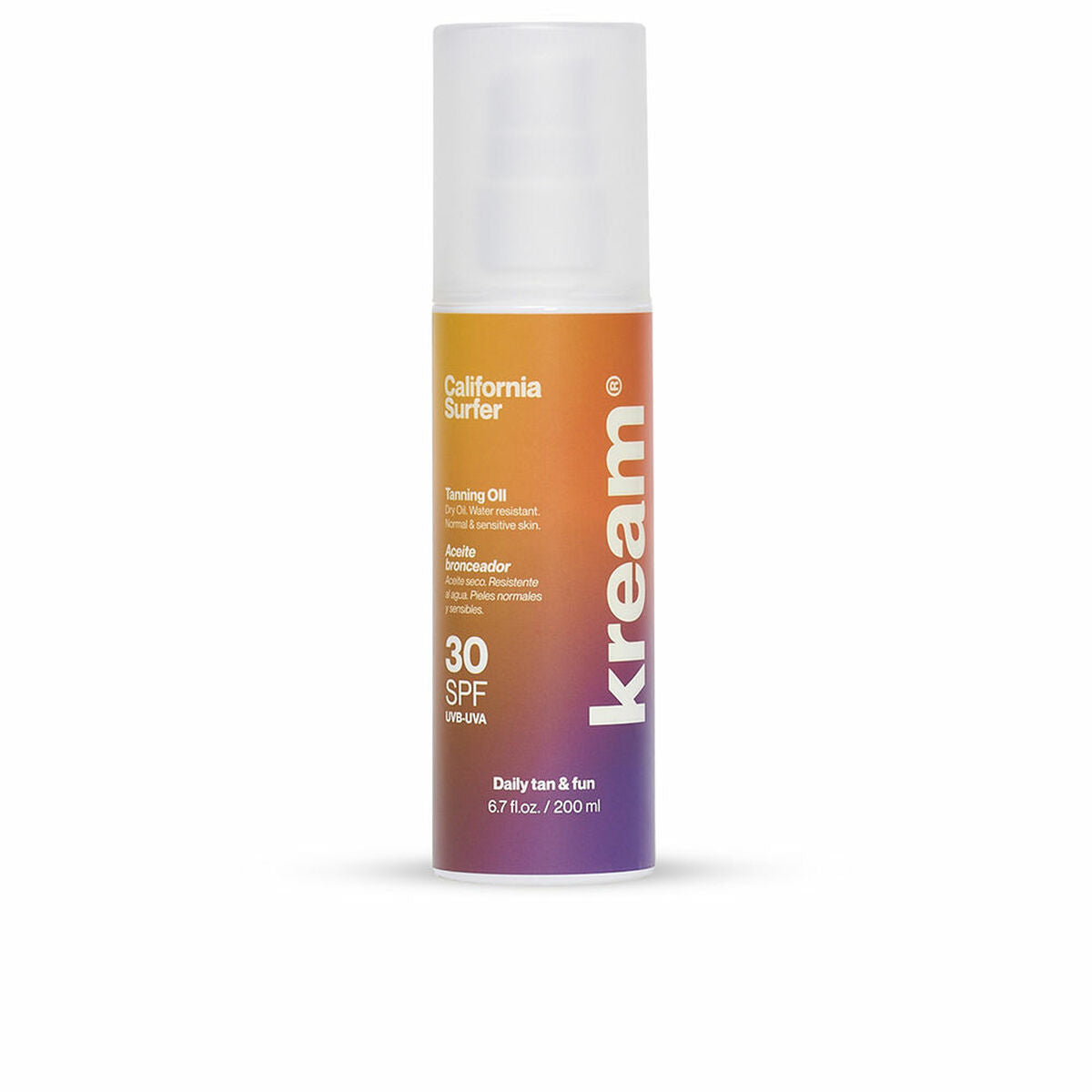 Bruinende Olie Kream California Surf Spf 30 200 ml - Schoonheid, Huidverzorging - Kream