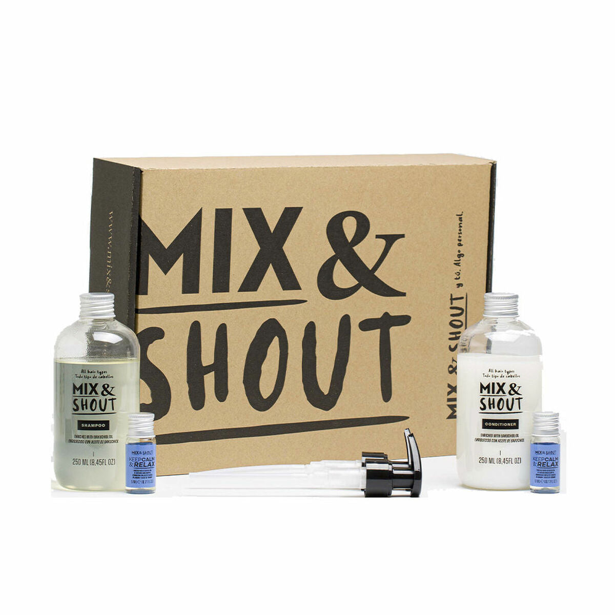 Shampoo Mix & Shout Rutina Calmante Lote Verzachtend 4 Onderdelen - Schoonheid, Haarverzorging - Mix & Shout