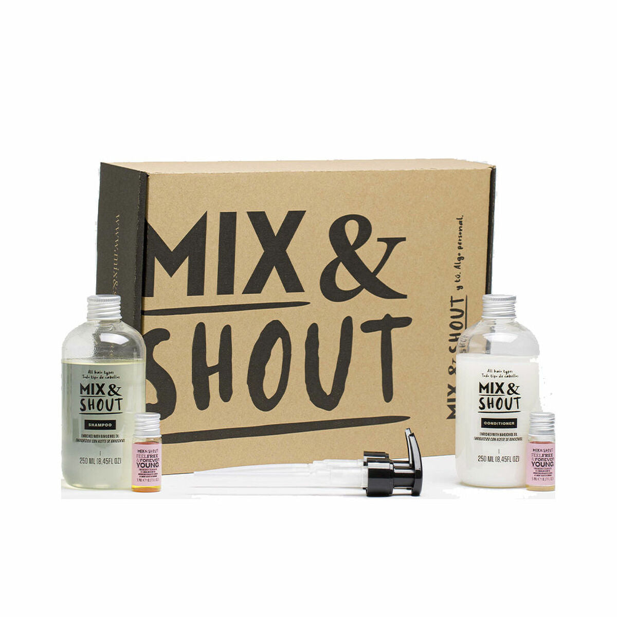 Shampoo Mix & Shout Rutina Fortalecedor Lote 4 Onderdelen Versterkende Haarbehandeling - Schoonheid, Haarverzorging - Mix & Shout