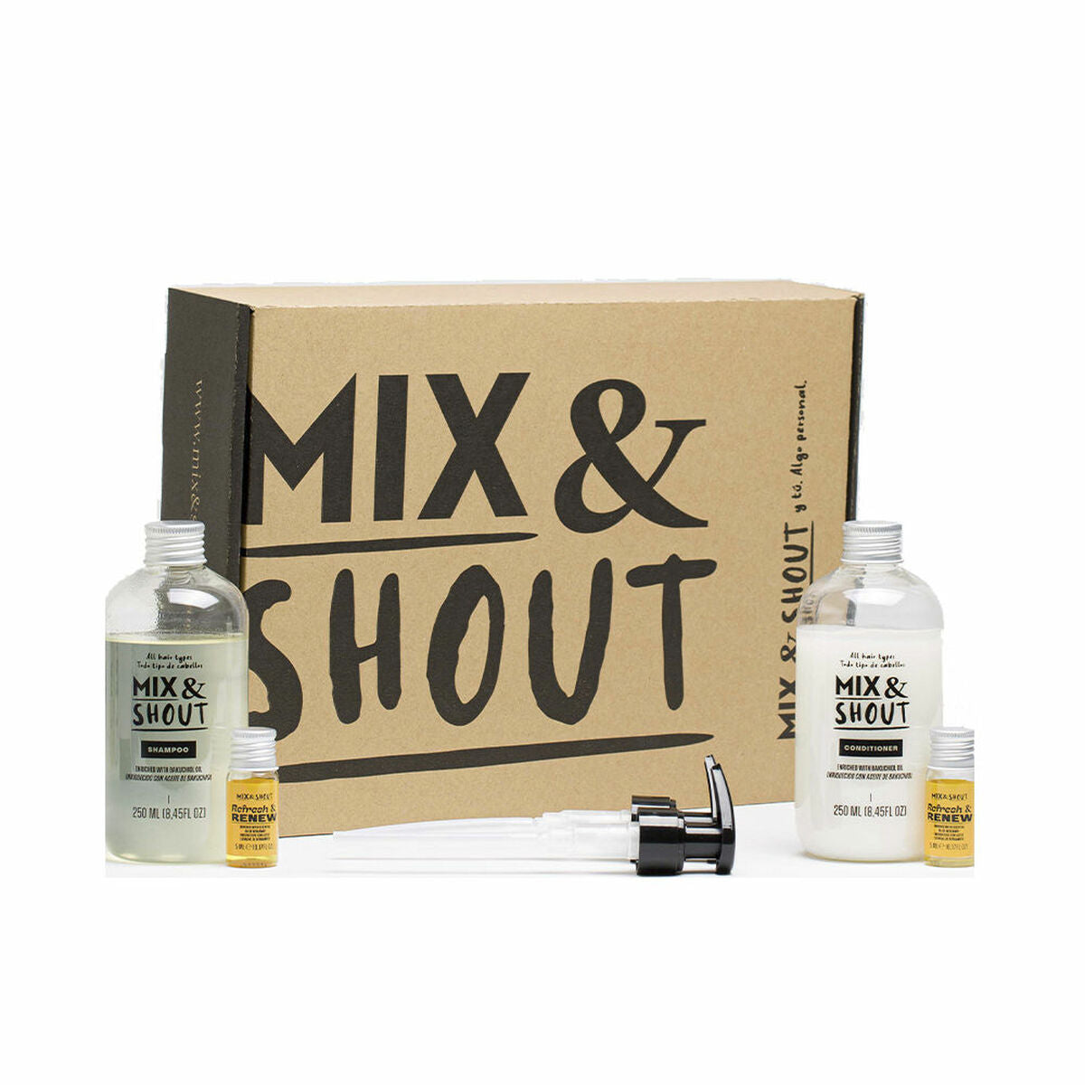 Shampoo Mix & Shout Rutina Reparador Lote Herstellende Intense Kuur 4 Onderdelen - Schoonheid, Haarverzorging - Mix & Shout