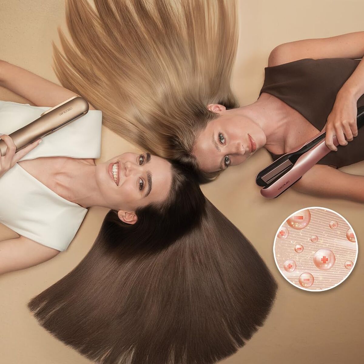 Föhn Cecotec AirLisse 2in1 ForceDry 1000 W Zwart