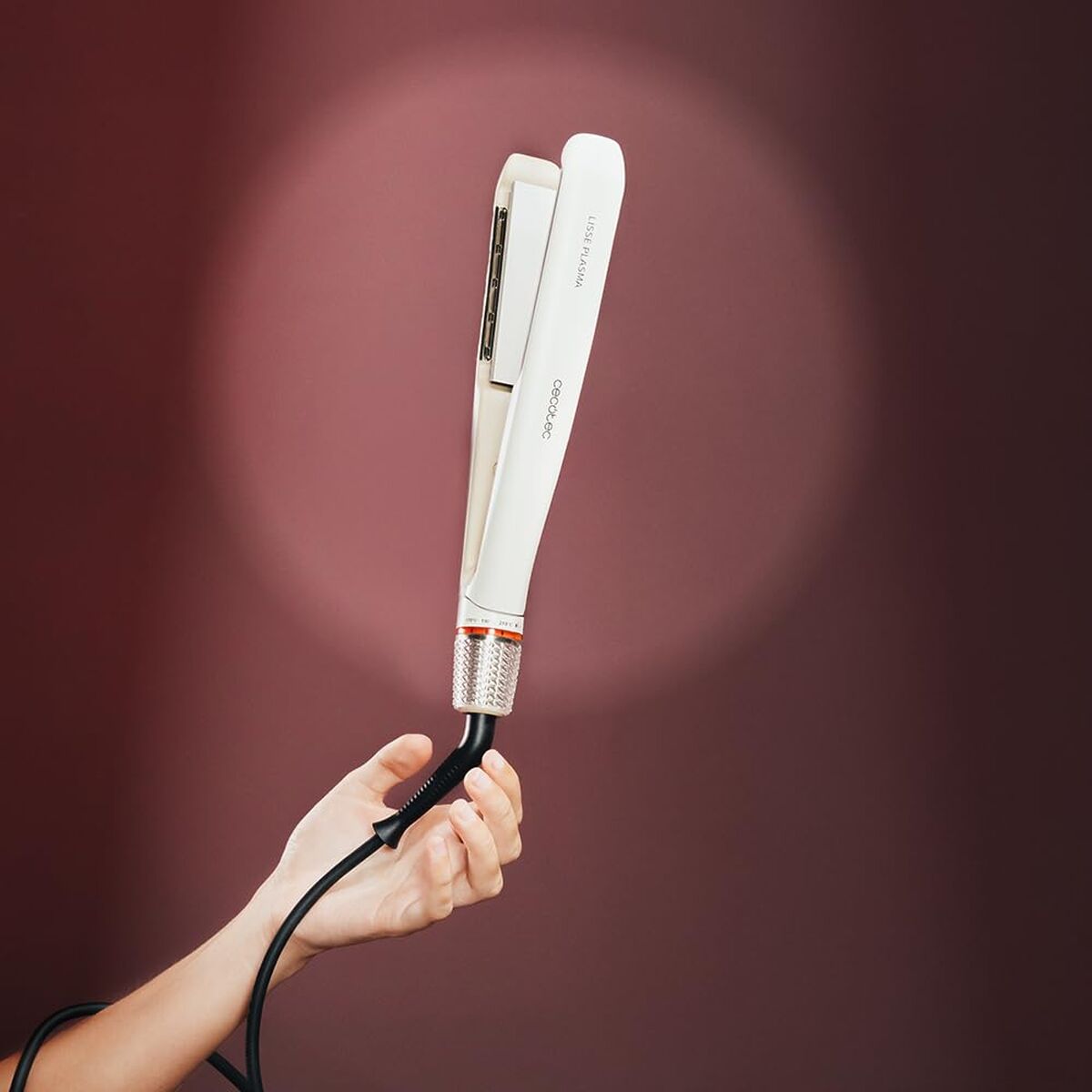 Stijltang Cecotec Lisse Plasma 45 W Champagne