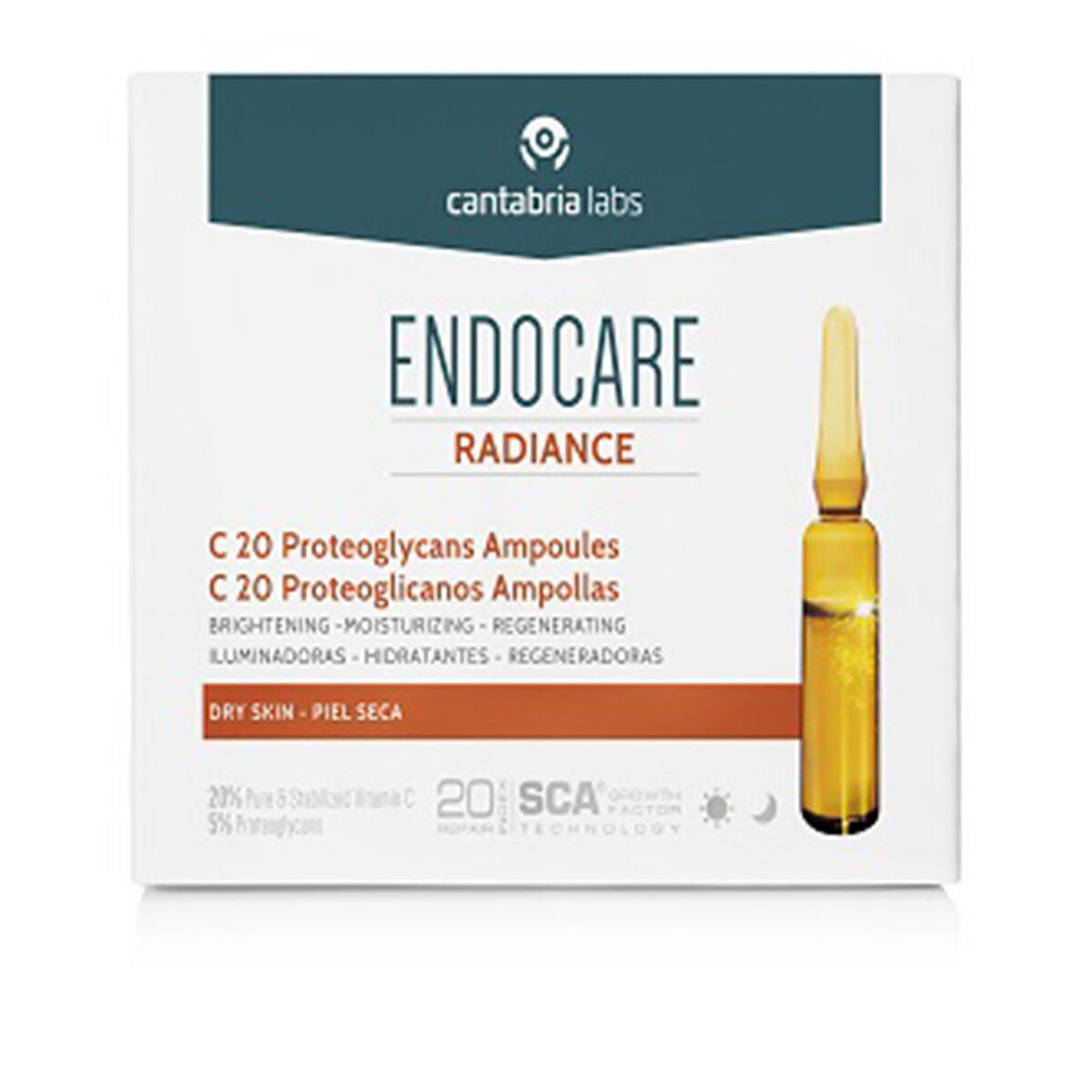 Ampullen Endocare Radiance Proteoglicanos 2 ml 30 x 2 ml - Schoonheid, Huidverzorging - Endocare