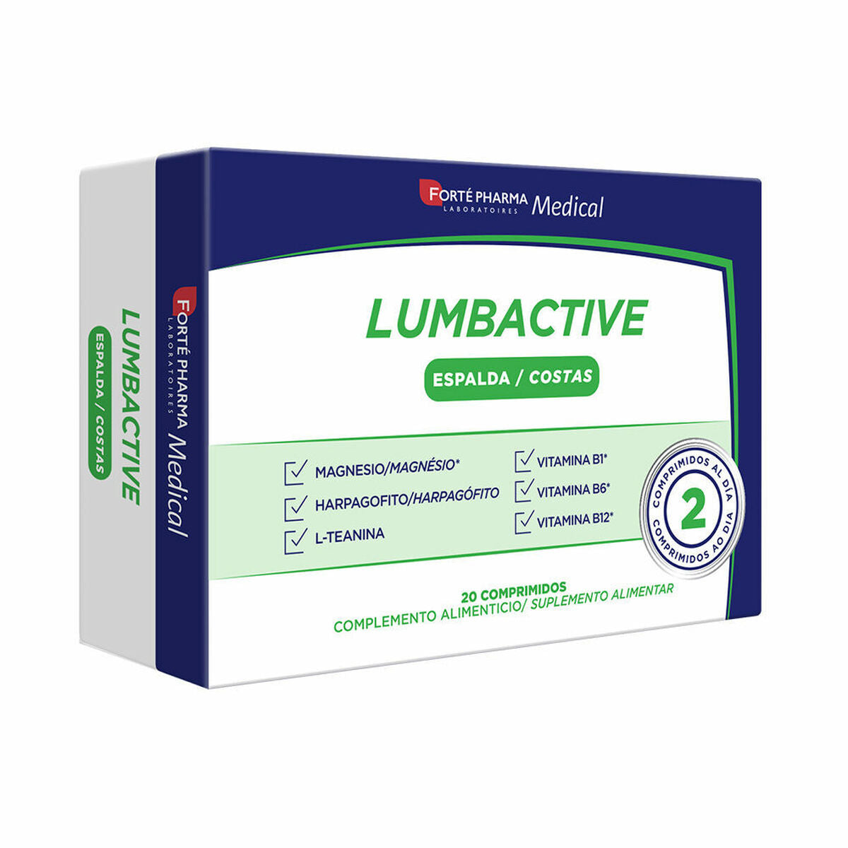 Anti Donkere Vlekken Behandeling Forté Pharma Lumbactive Espalda (20 Stuks) - Schoonheid, Huidverzorging - Forté Pharma