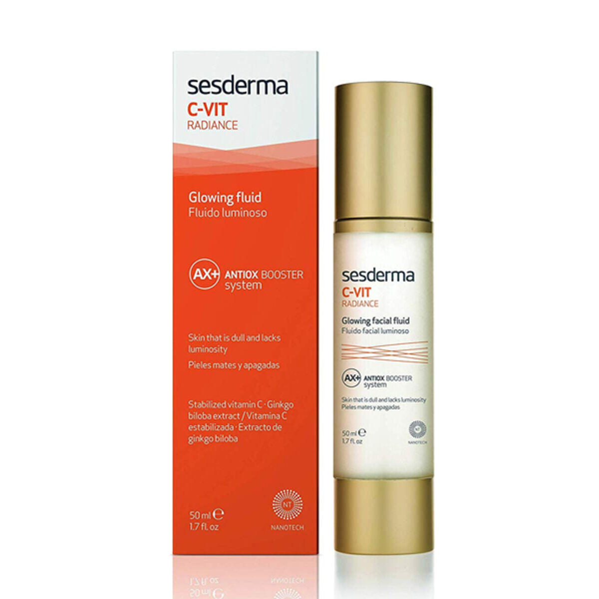 Gezichtsvloeistof Sesderma Vit 50 ml - Schoonheid, Huidverzorging - Sesderma