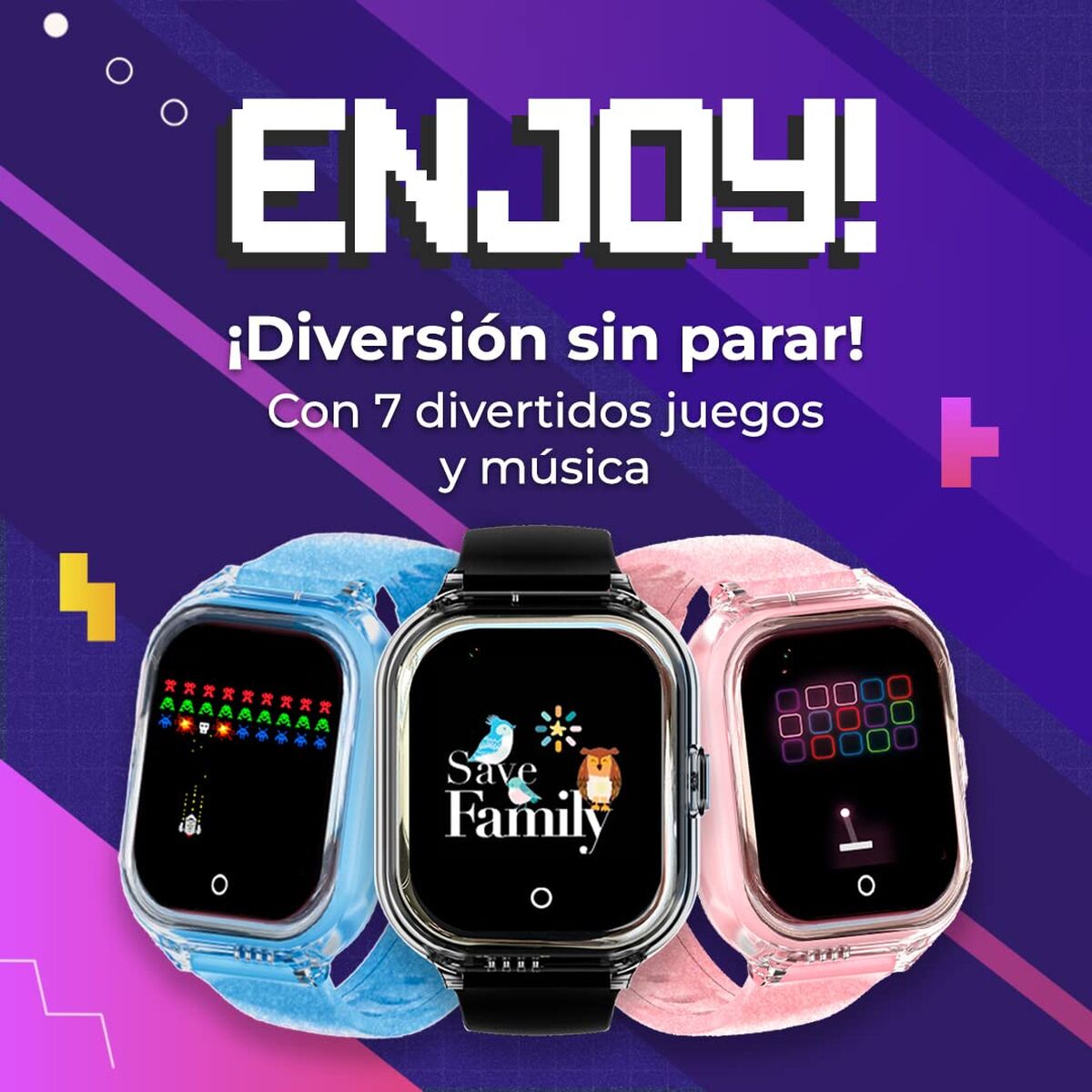 Smartwatch Dames / Unisex Save Family SF - RJOYR Roze - Elektronica - Save Family