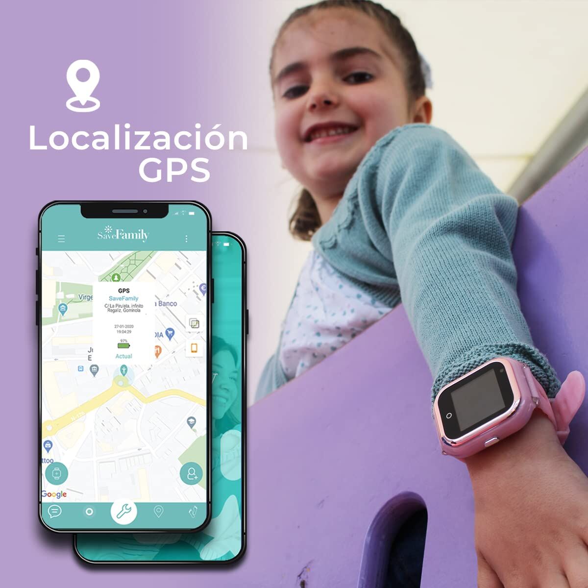 Smartwatch Dames / Unisex Save Family SF - RJOYR Roze - Elektronica - Save Family