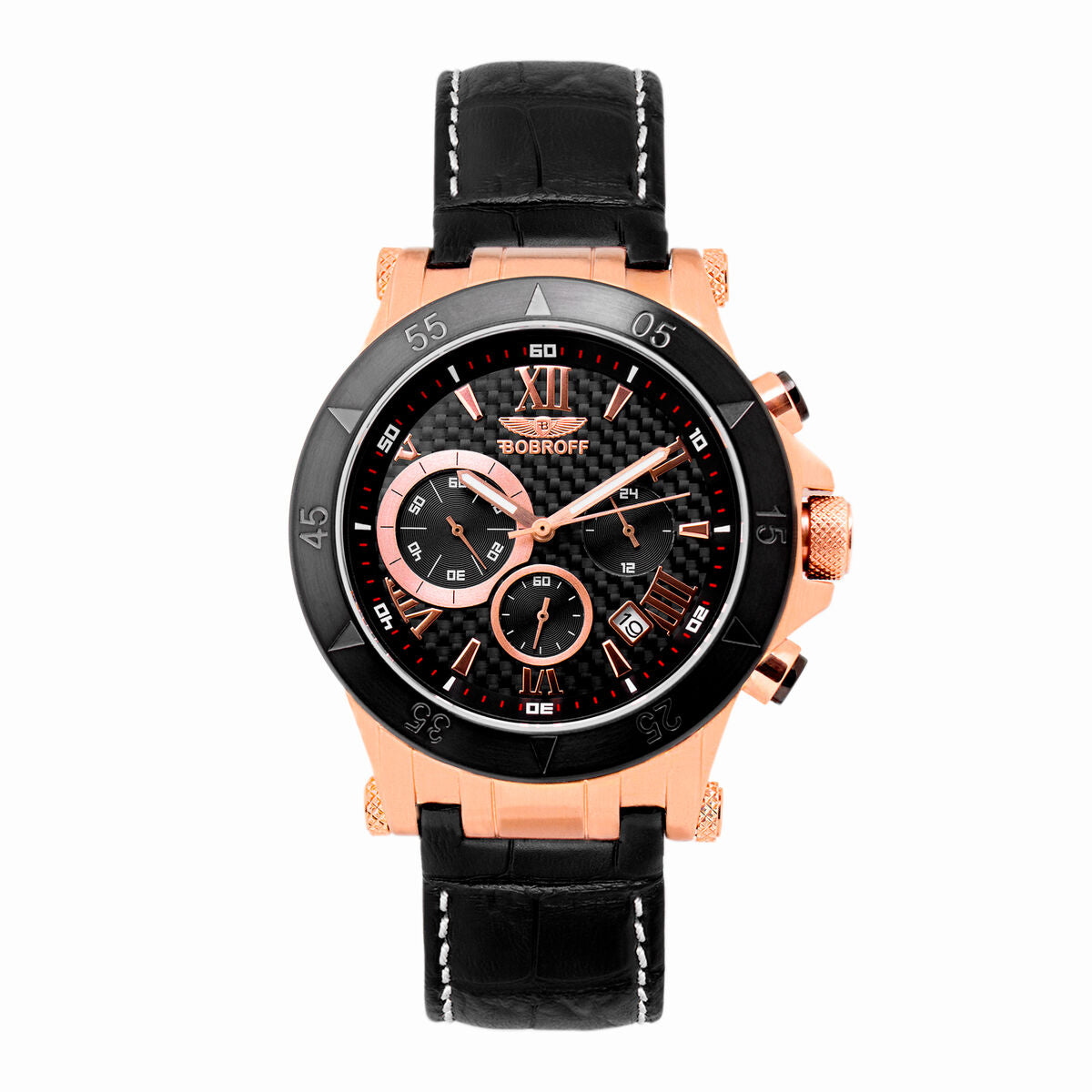 Horloge Heren Bobroff BF1001M15 (Ø 44 mm) - Klokken, Heren - Bobroff