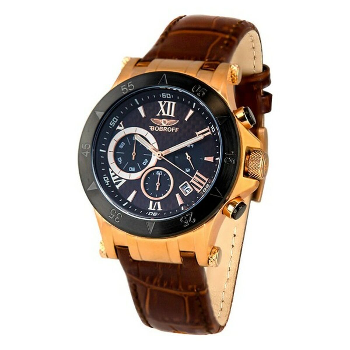 Horloge Heren Bobroff BF1001M65 (Ø 44 mm) - Klokken, Heren - Bobroff