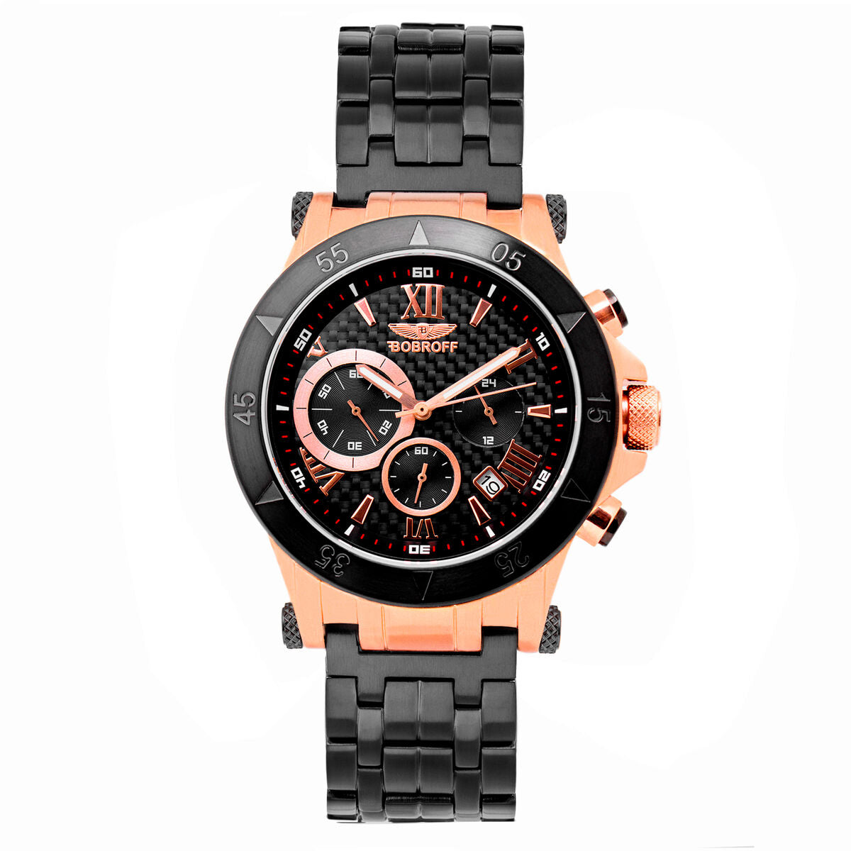 Horloge Heren Bobroff BF1001M15M (Ø 44 mm) - Klokken, Heren - Bobroff