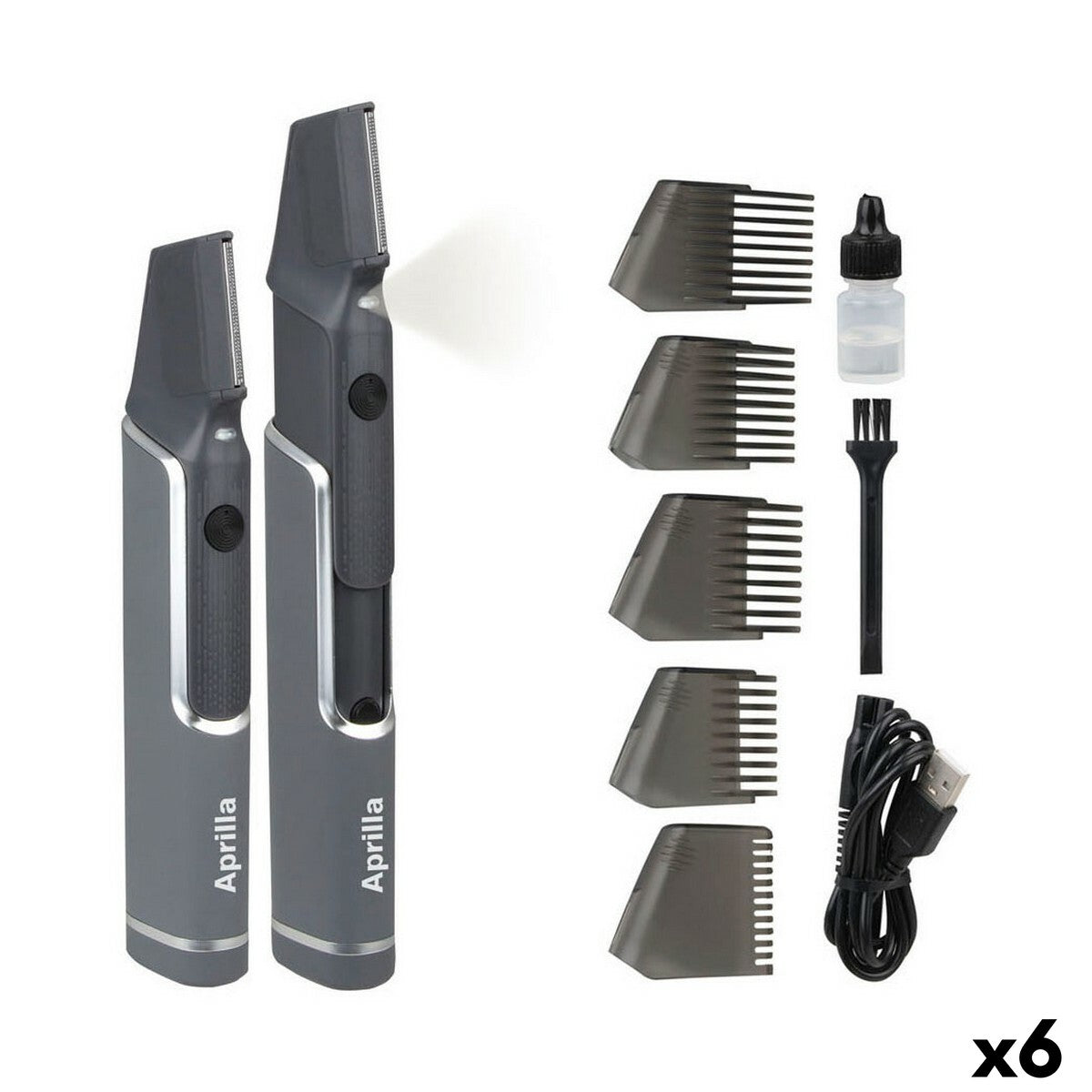 Draadloze Tondeuse Aprilla (6 Stuks) 6000 rpm - Schoonheid, Haarverzorging - Aprilla