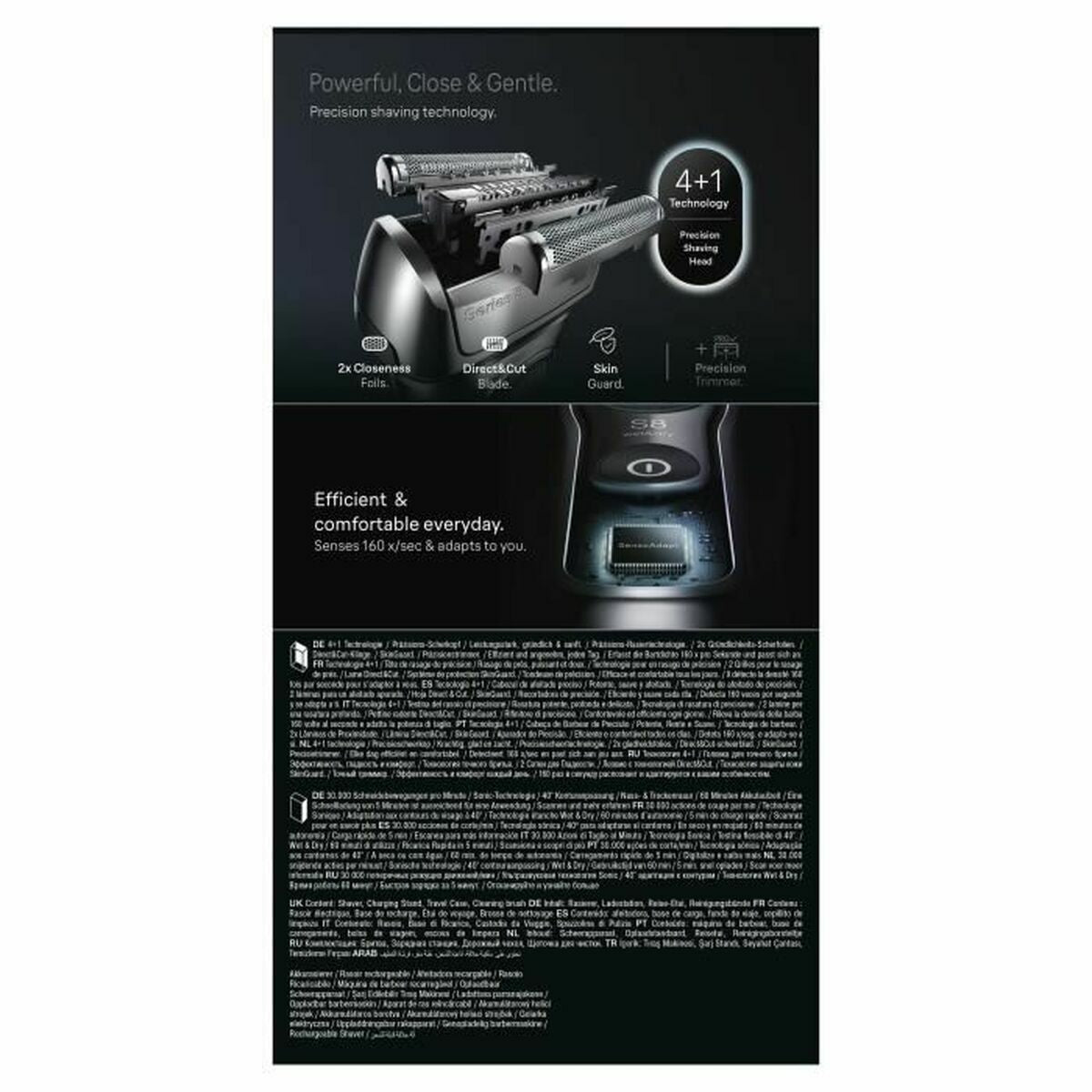 Elektrisch sScheerapparaat Braun Series 8 8617S - Schoonheid, Scheren en ontharen - Braun