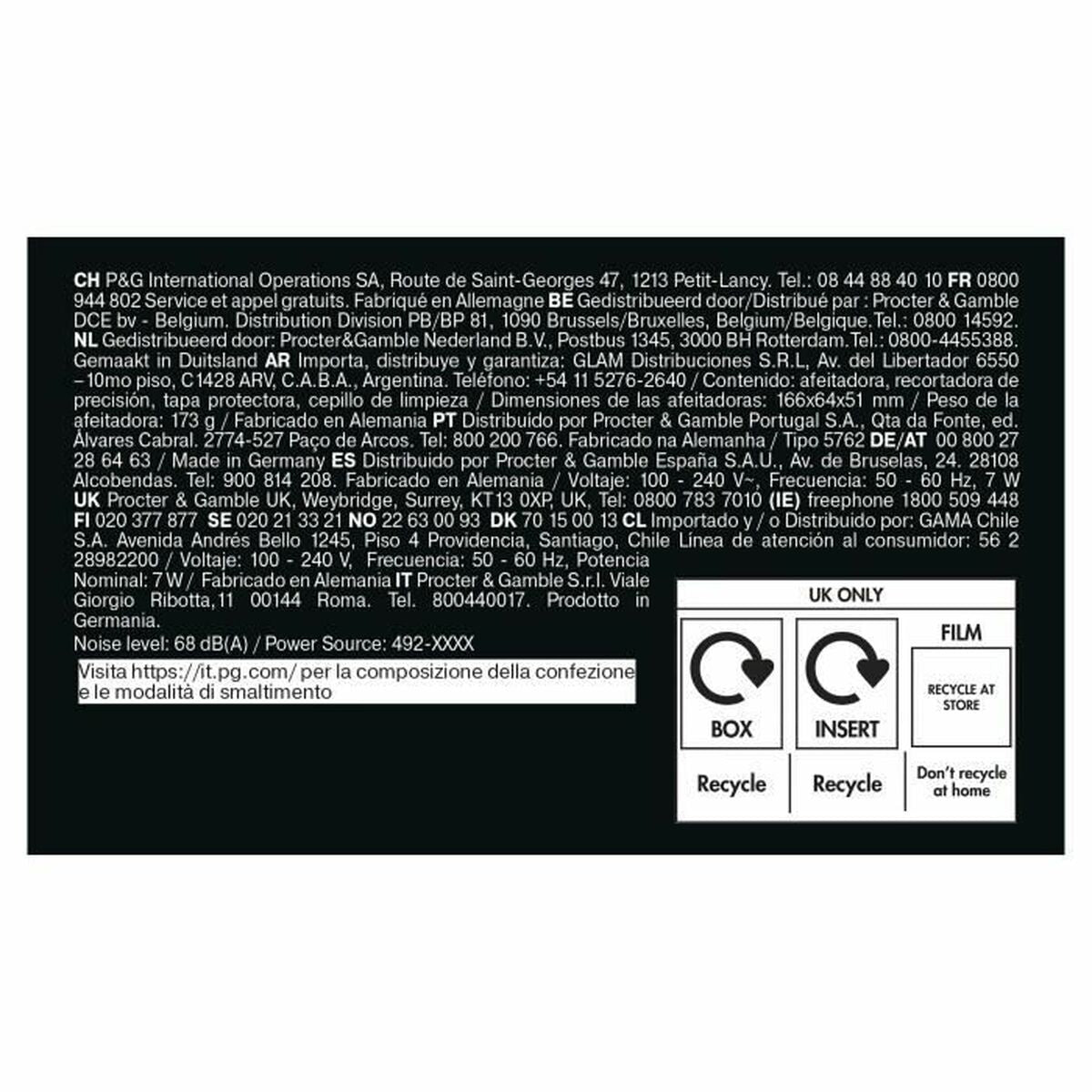 Scheerapparaat Braun