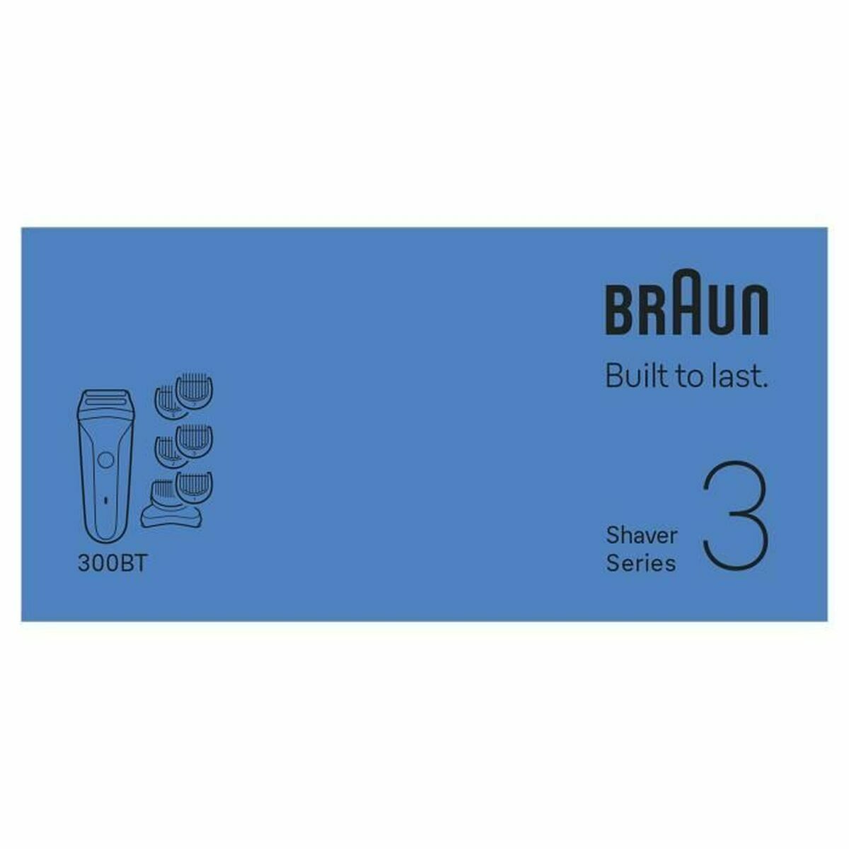 Braun Series 3 Scheerapparaat met Hulpstukken - 3 - in - 1 Trimmer Set - Schoonheid, Haarverzorging - Braun