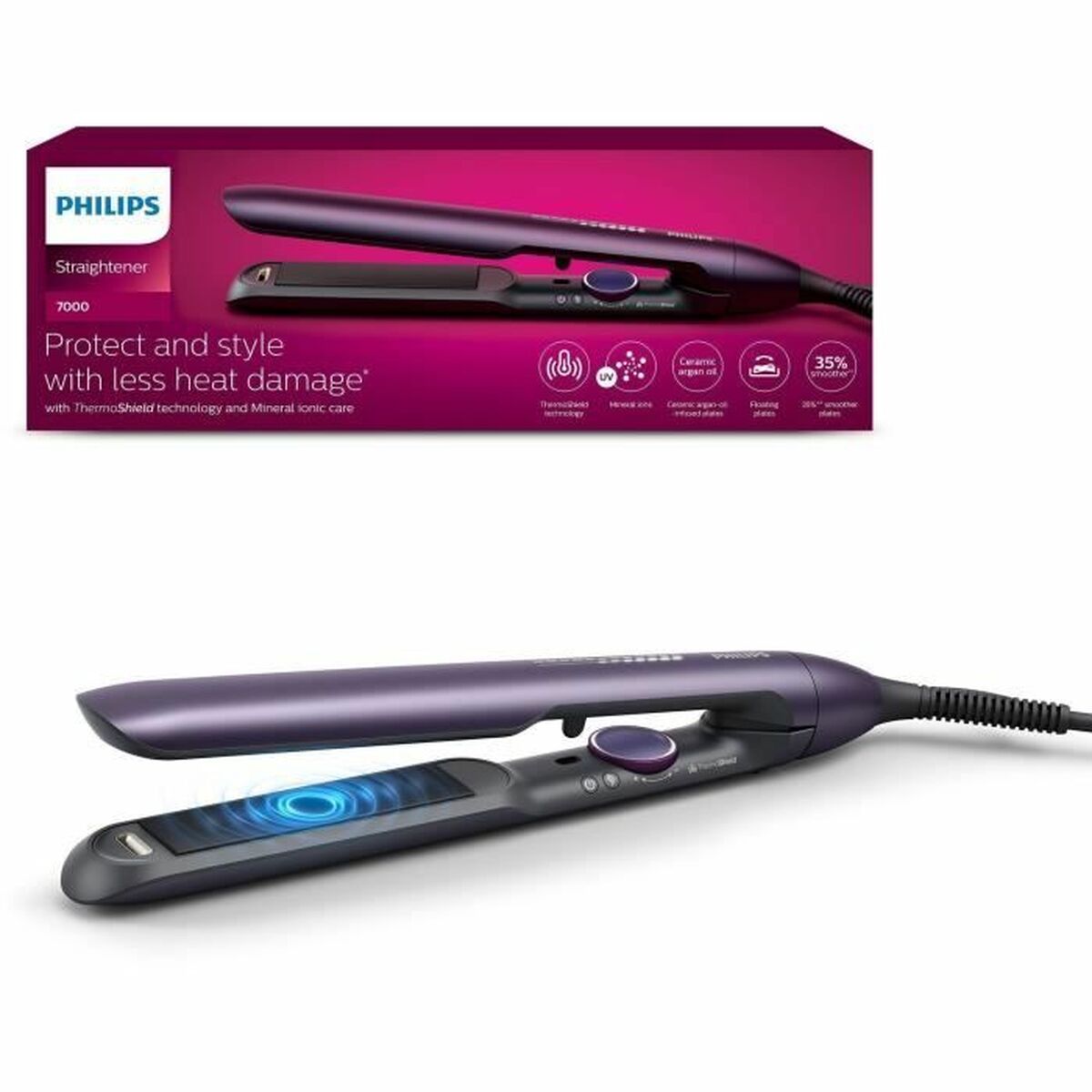 Stijltang Philips Paars - Schoonheid, Haarverzorging - Philips