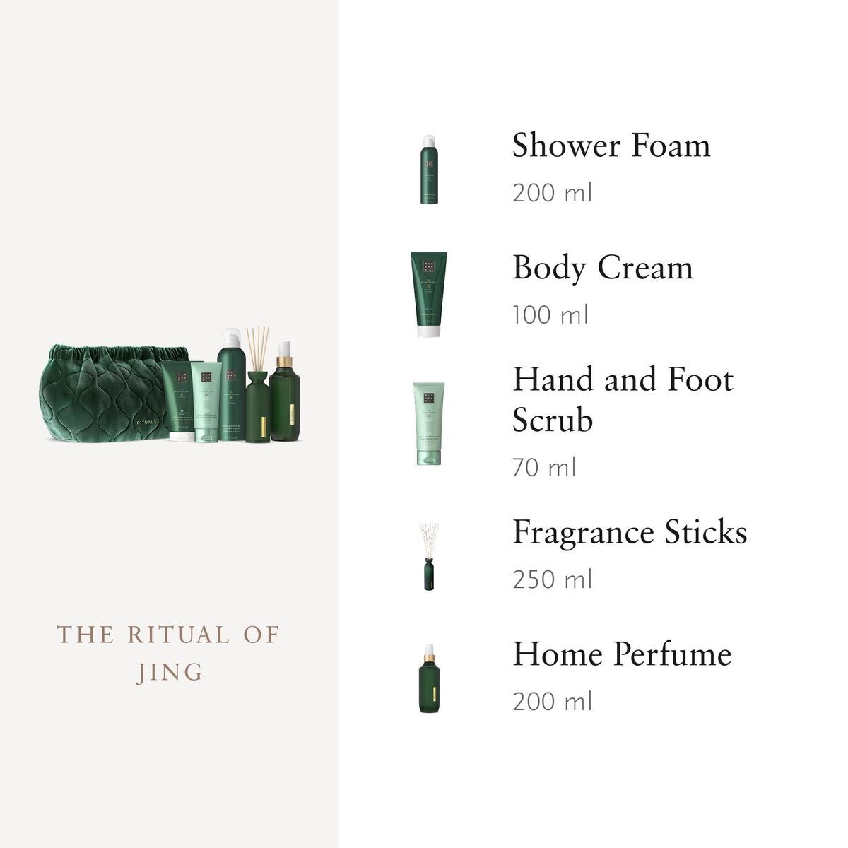 Cosmetica Set Rituals THE RITUAL OF JING 5 Onderdelen