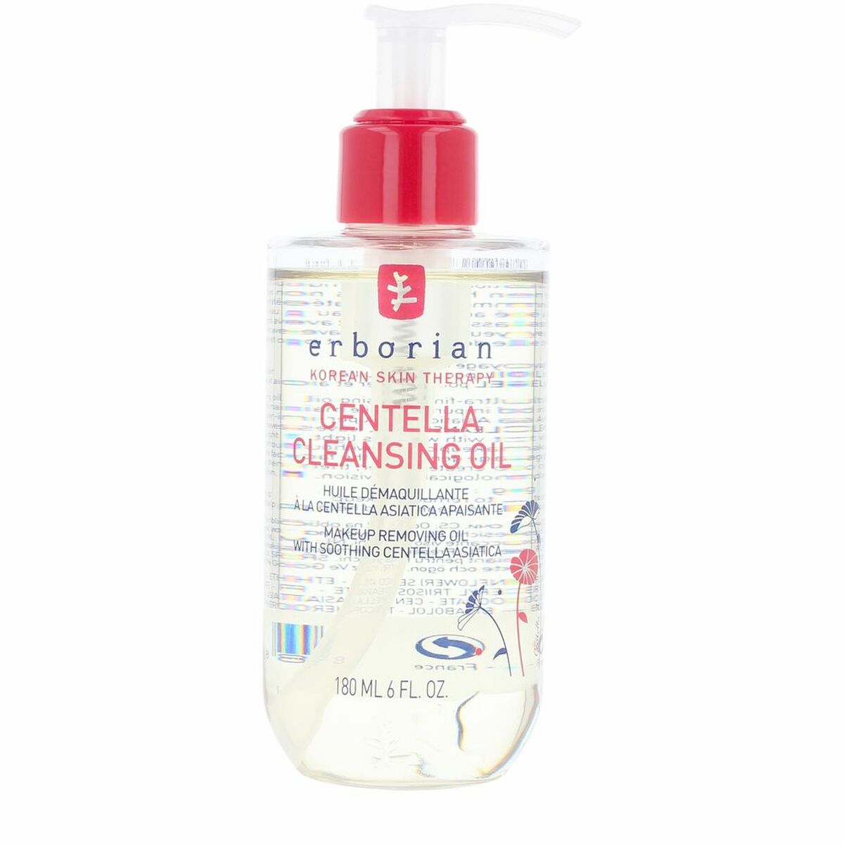 Hydraterende Crème met Kleur Erborian CENTELLA CLEANSING OIL 180 ml