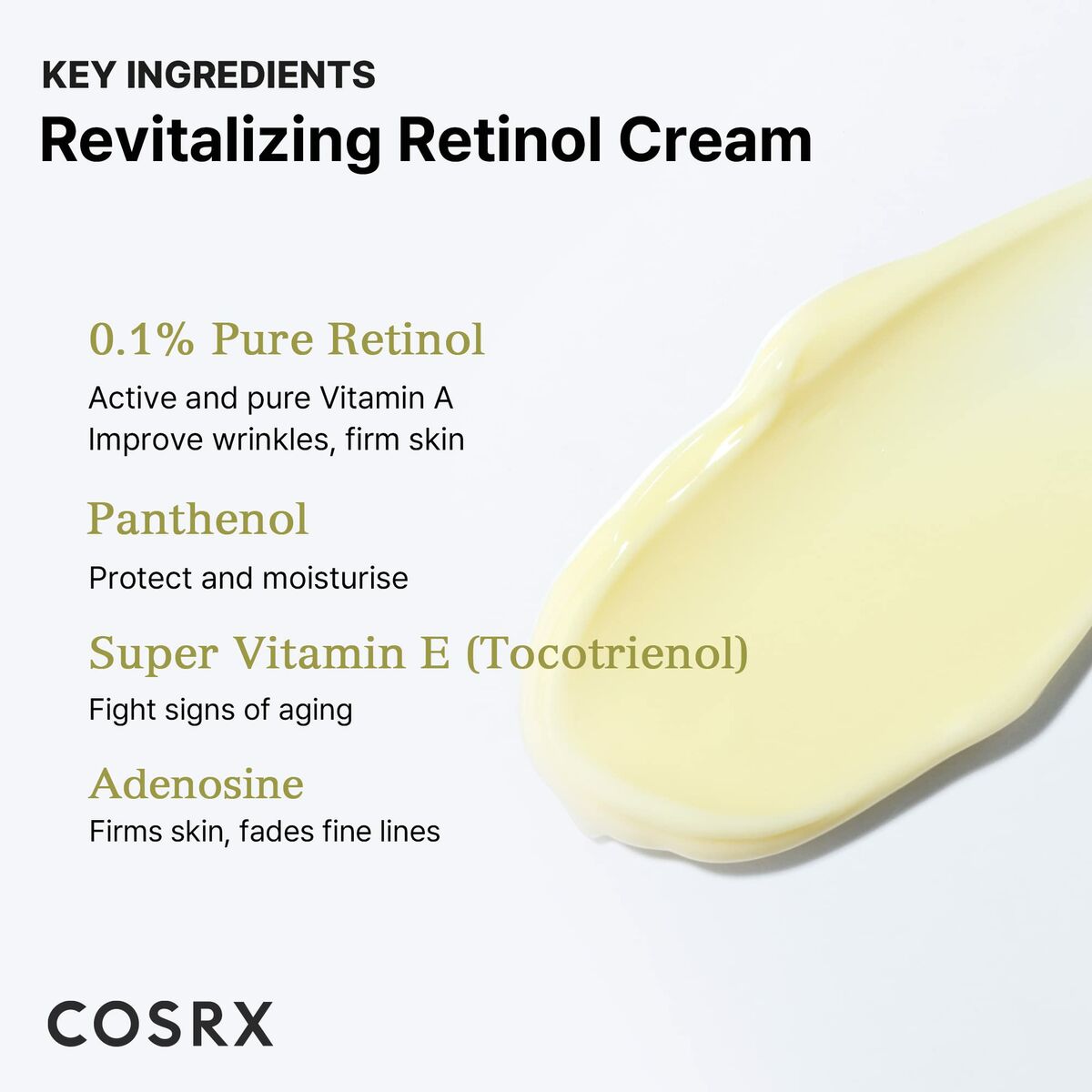 Dagcrème Cosrx THE RETINOL - Schoonheid, Huidverzorging - Cosrx