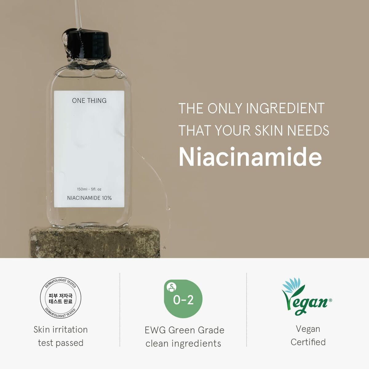 Gezichtstoner One Thing Niacinamide 10% 150 ml - Schoonheid, Huidverzorging - One Thing