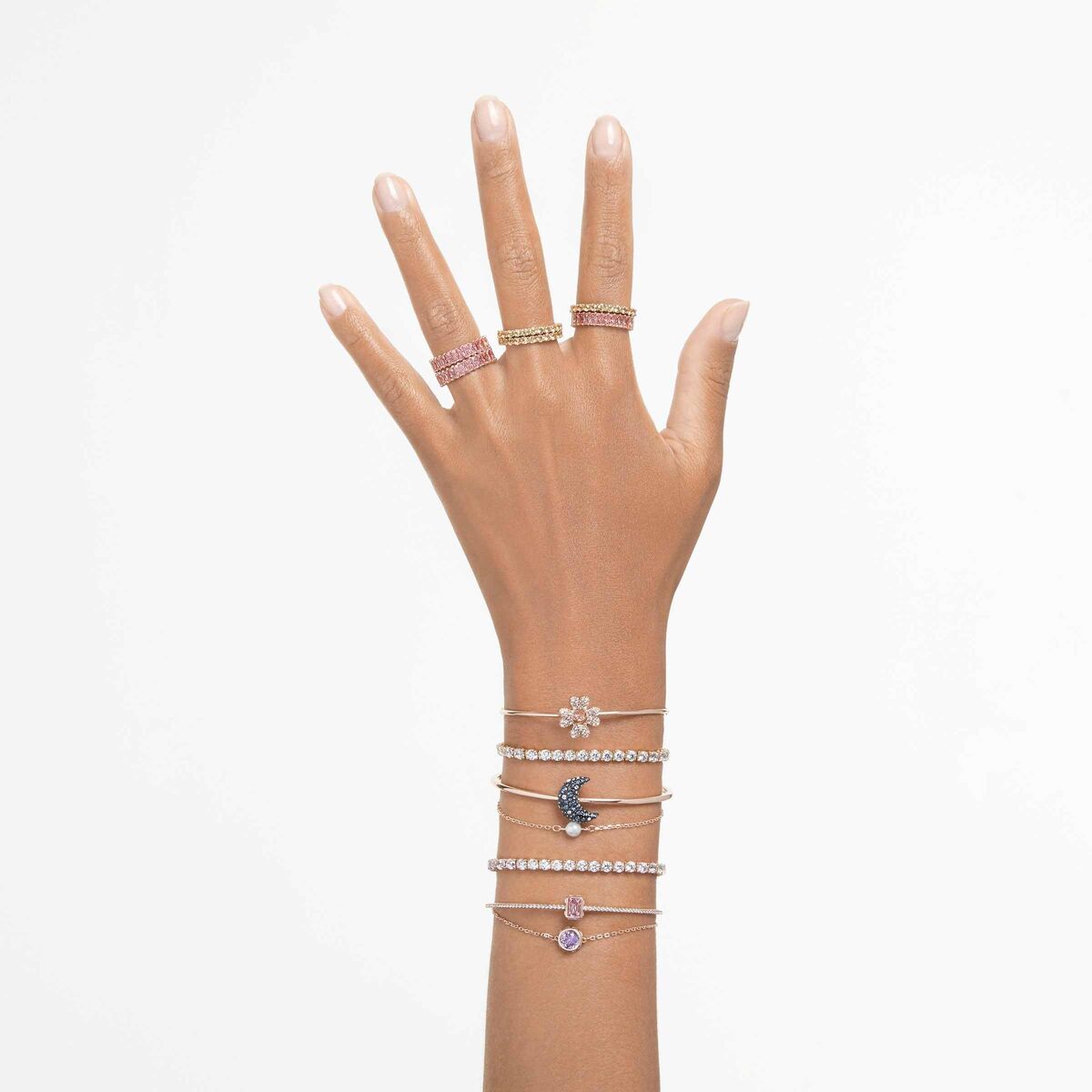 Swarovski Matrix 5657661 Dames Tennisarmband Roségoud Kristal - Sieraden, Vrouwen - Swarovski