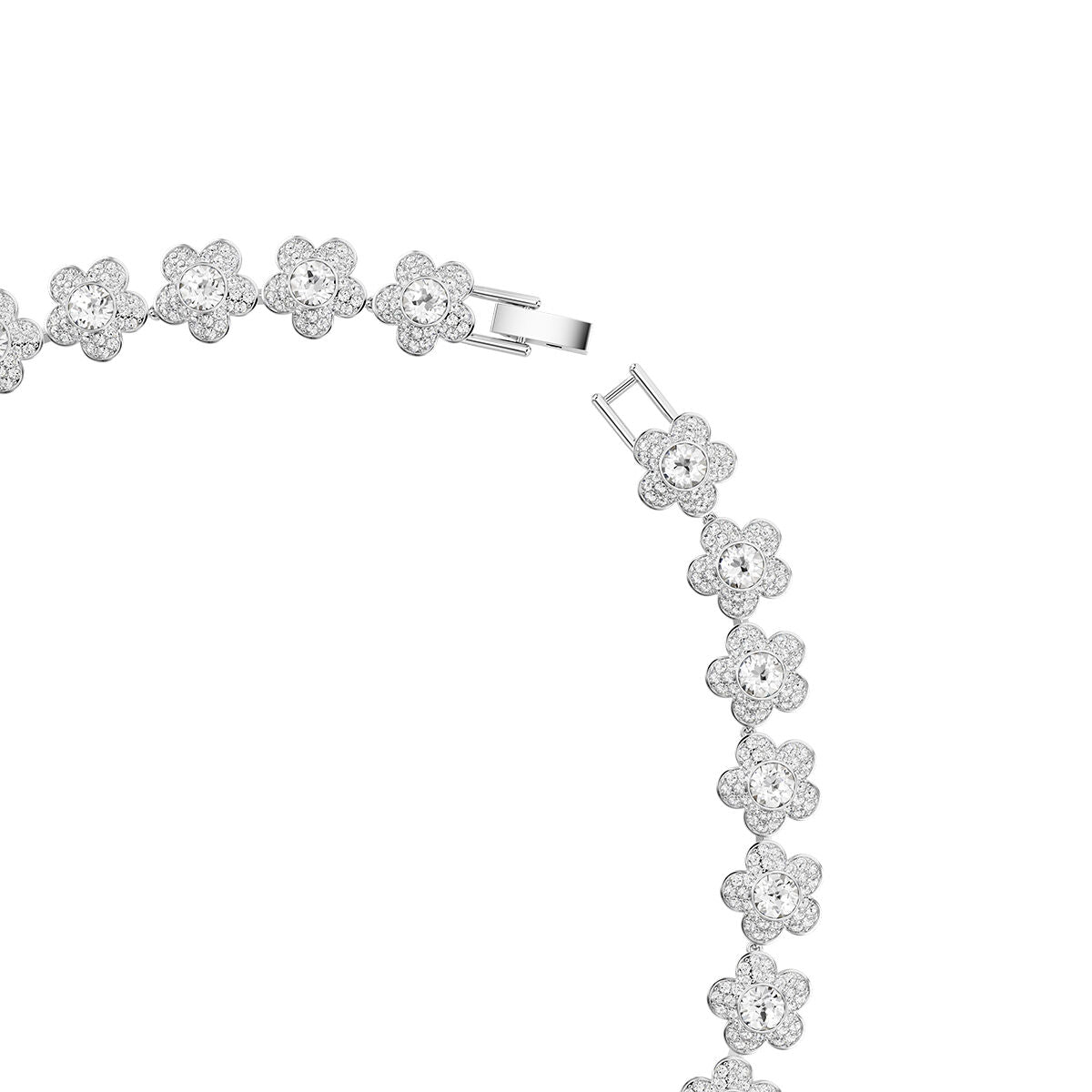 Swarovski Ariana Grande 5749179 Dames Ketting Zilverkleurig Bloemen - Sieraden, Vrouwen - Swarovski