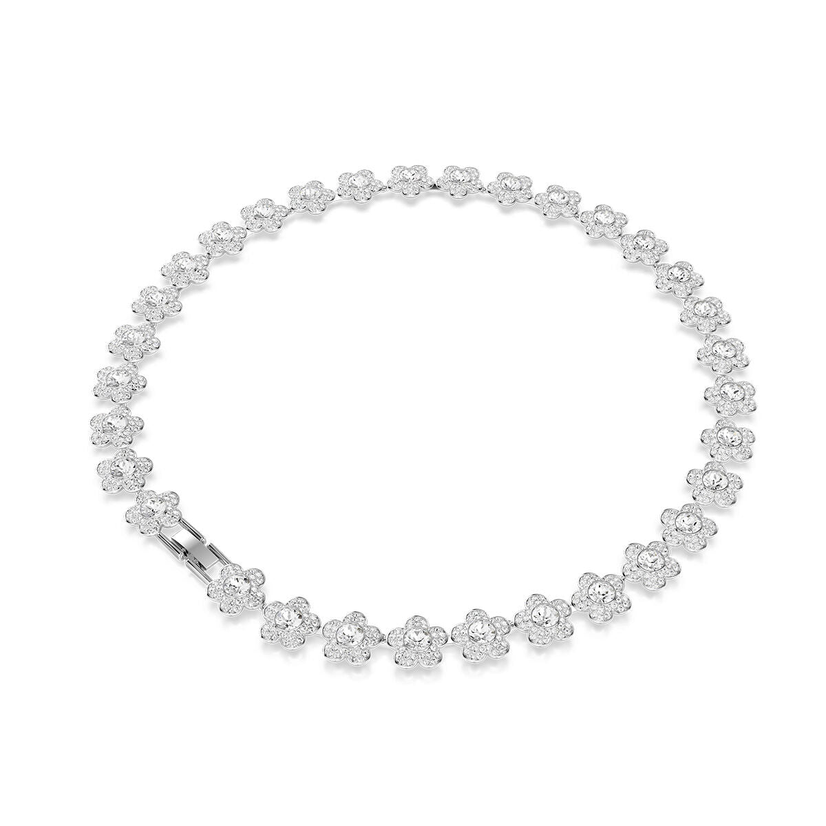 Swarovski Ariana Grande 5749179 Dames Ketting Zilverkleurig Bloemen - Sieraden, Vrouwen - Swarovski