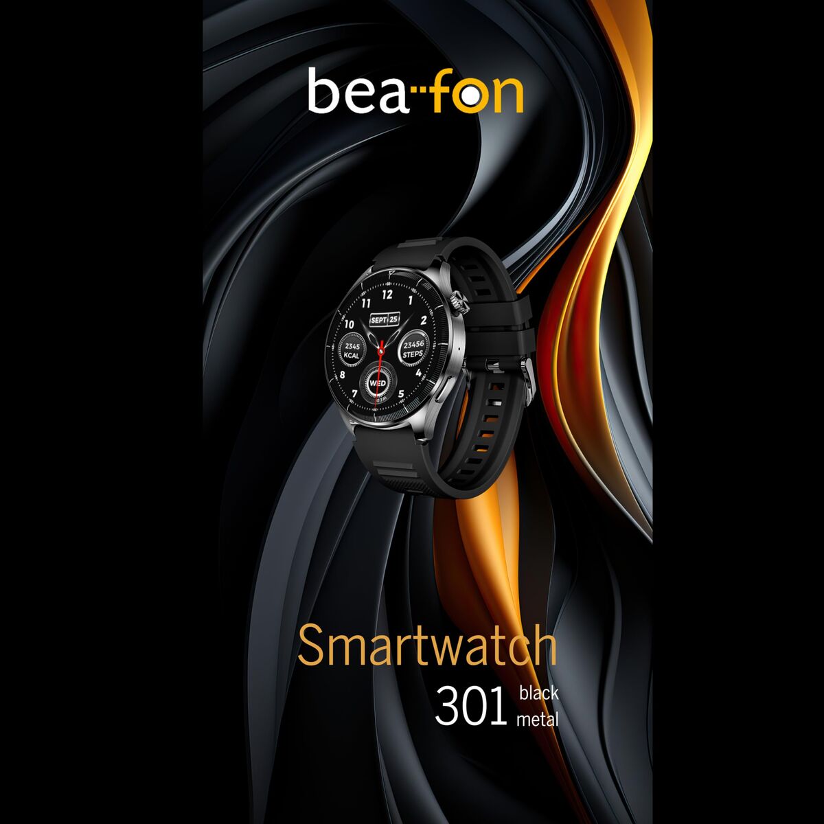 Smartwatch beafon WATCH 301 44 mm 1,45" Zwart - Elektronica - beafon