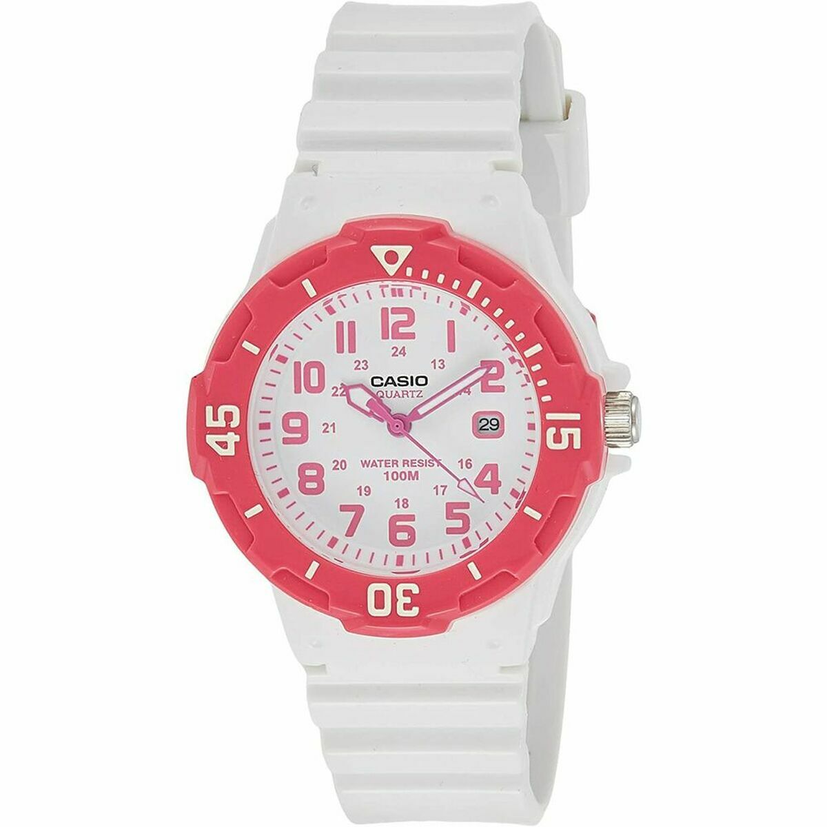Horloge Dames Casio LADY DIVER - WHITE (Ø 34 mm)