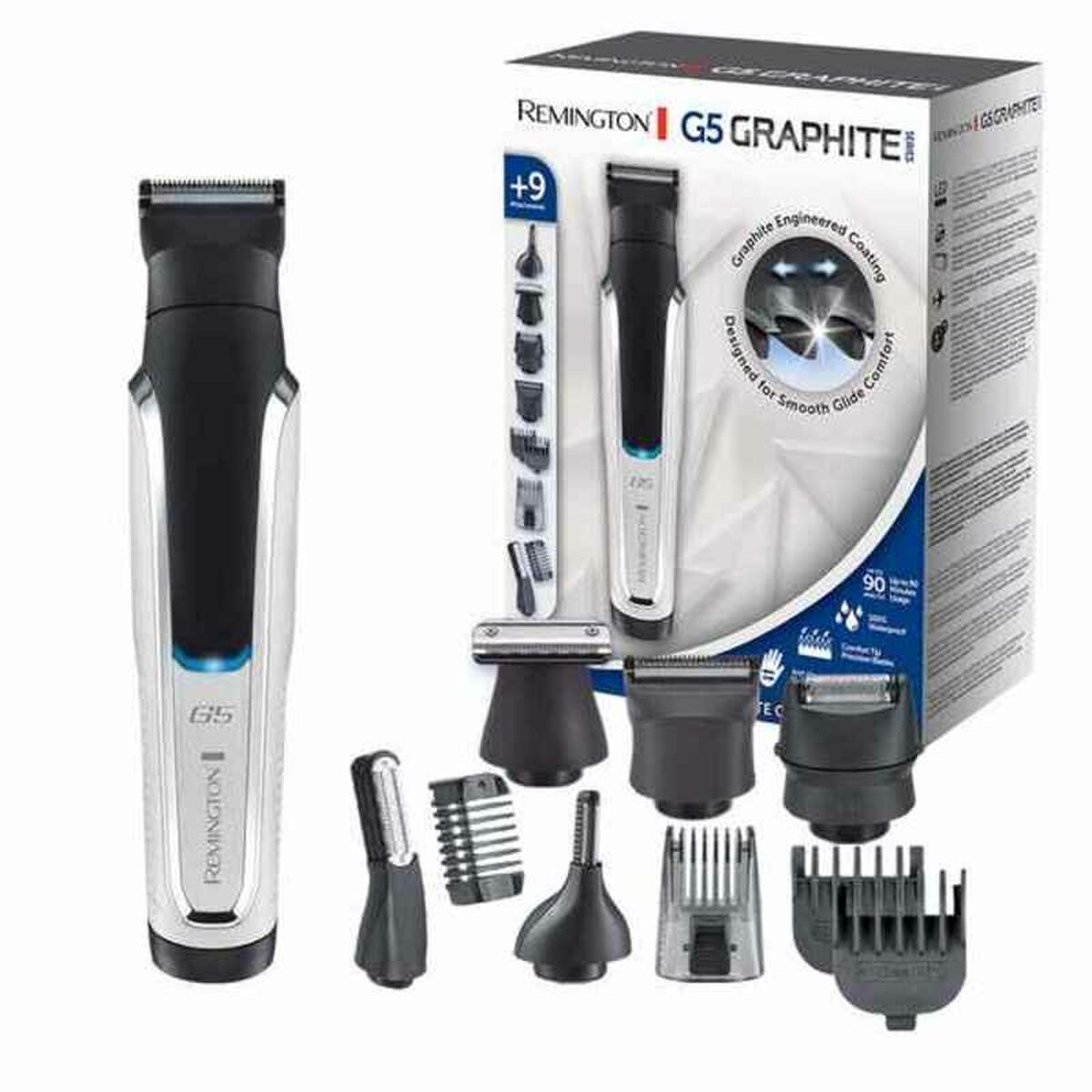 Baard en haar trimmer Remington 43249560100 Zwart