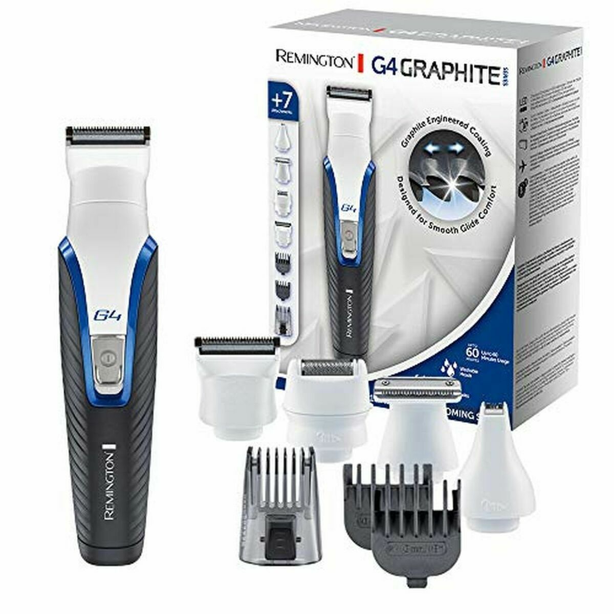 Baardtrimmer Remington BARBER G4 GRAPHITE KIT MULTIFUNC PG4000
